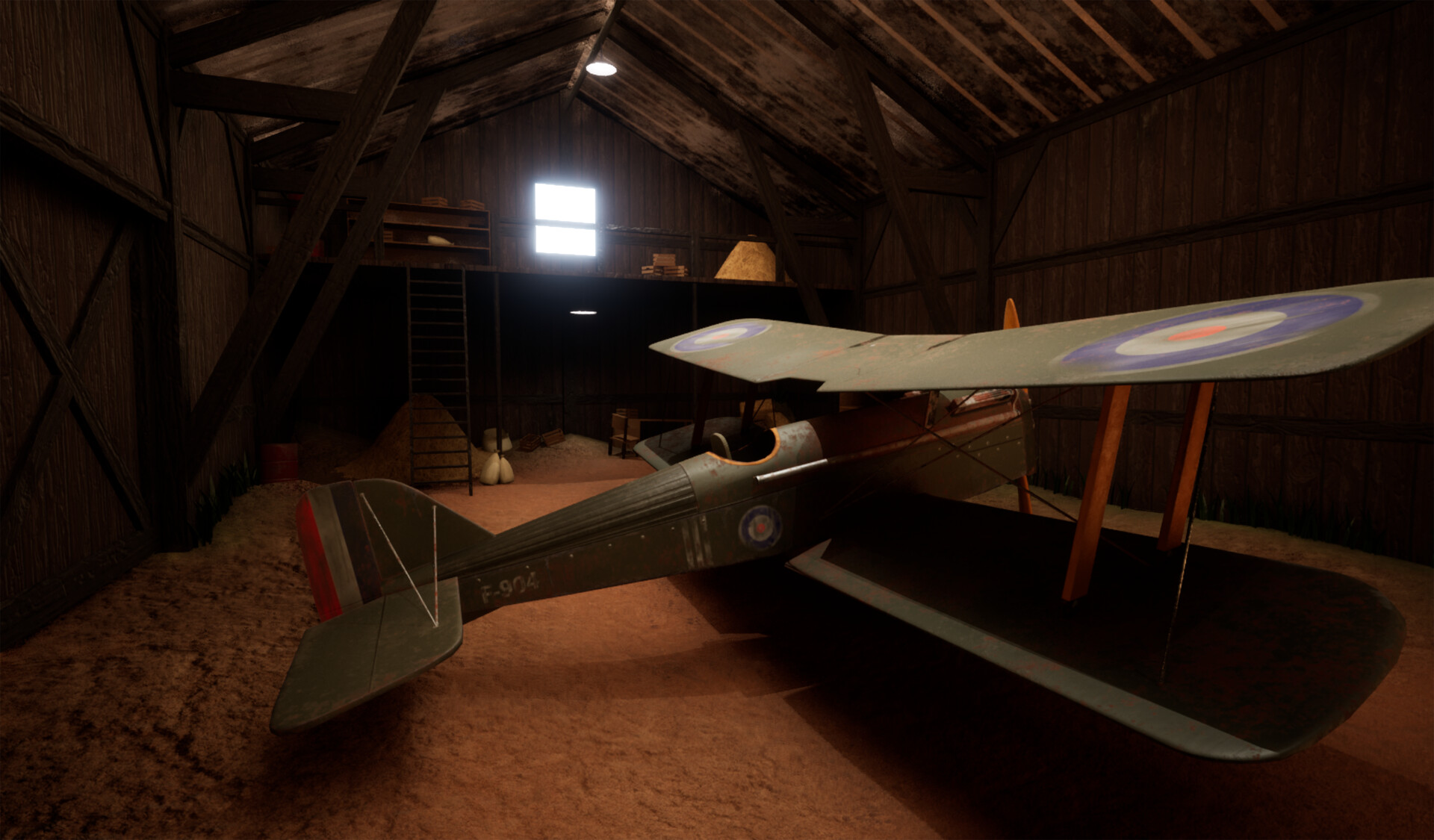 ArtStation - S.E.5a Biplane 3D model in UE5 Environment