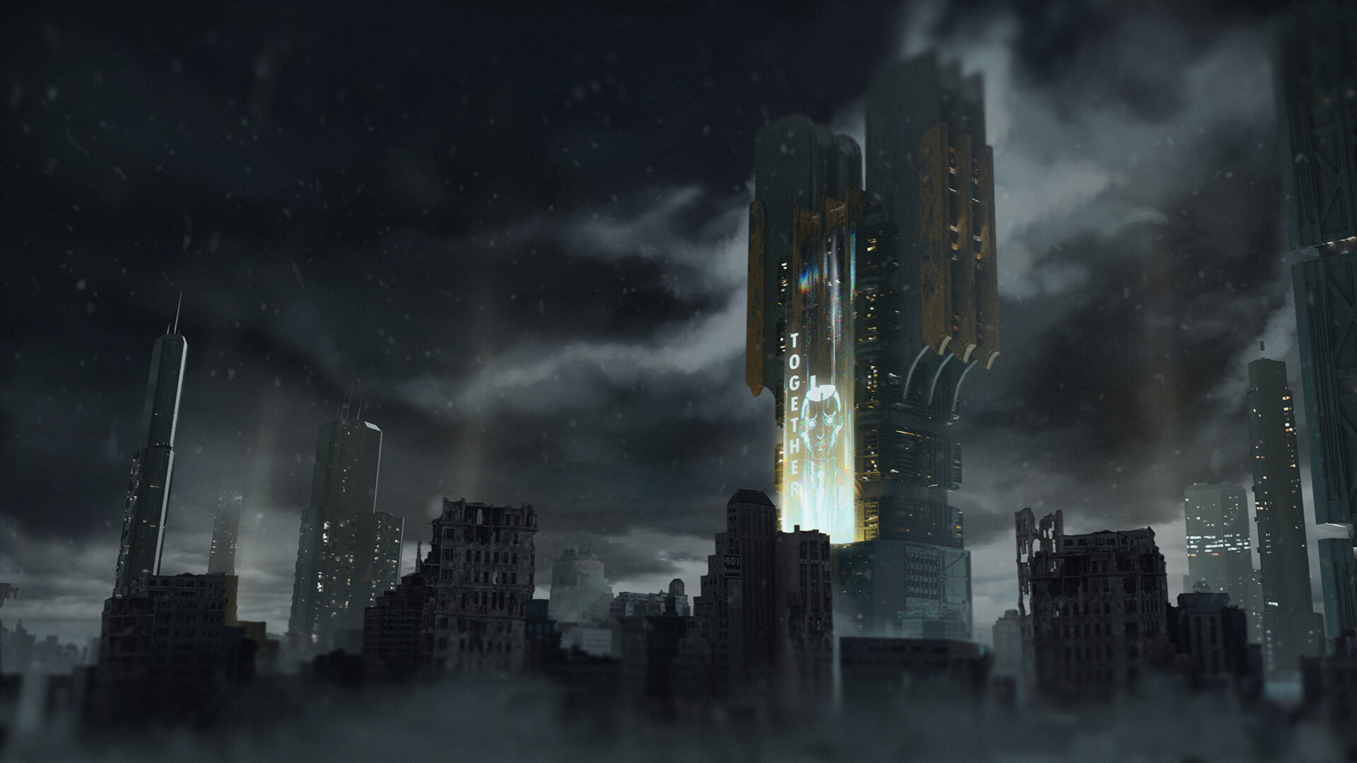 ArtStation - Cyberpunk city