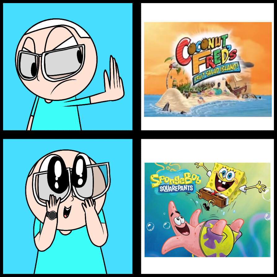ArtStation Me Hates Coconut Fred's Fruit Salad Island Loves SpongeBob