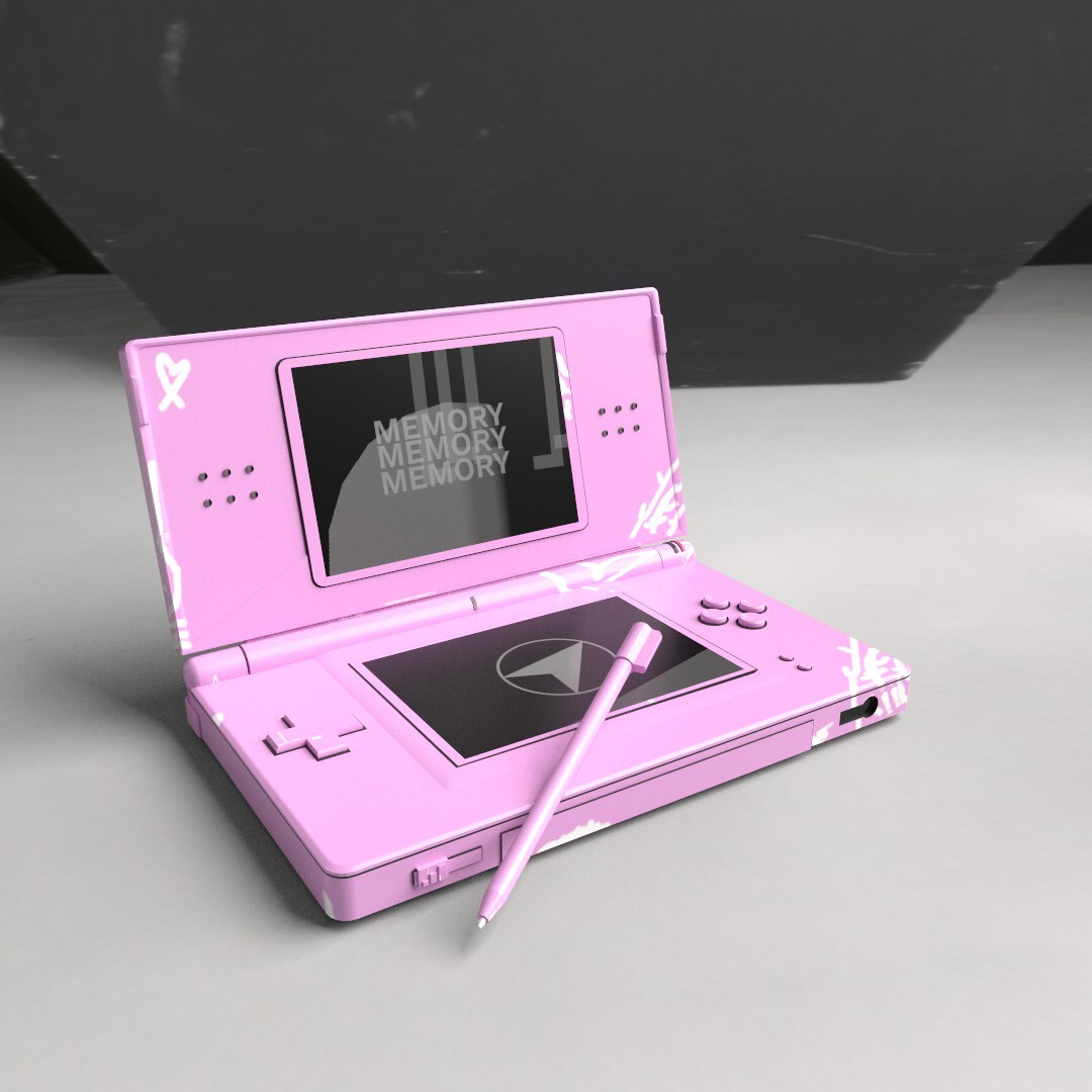 ArtStation - Pink Nintendo DS Lite