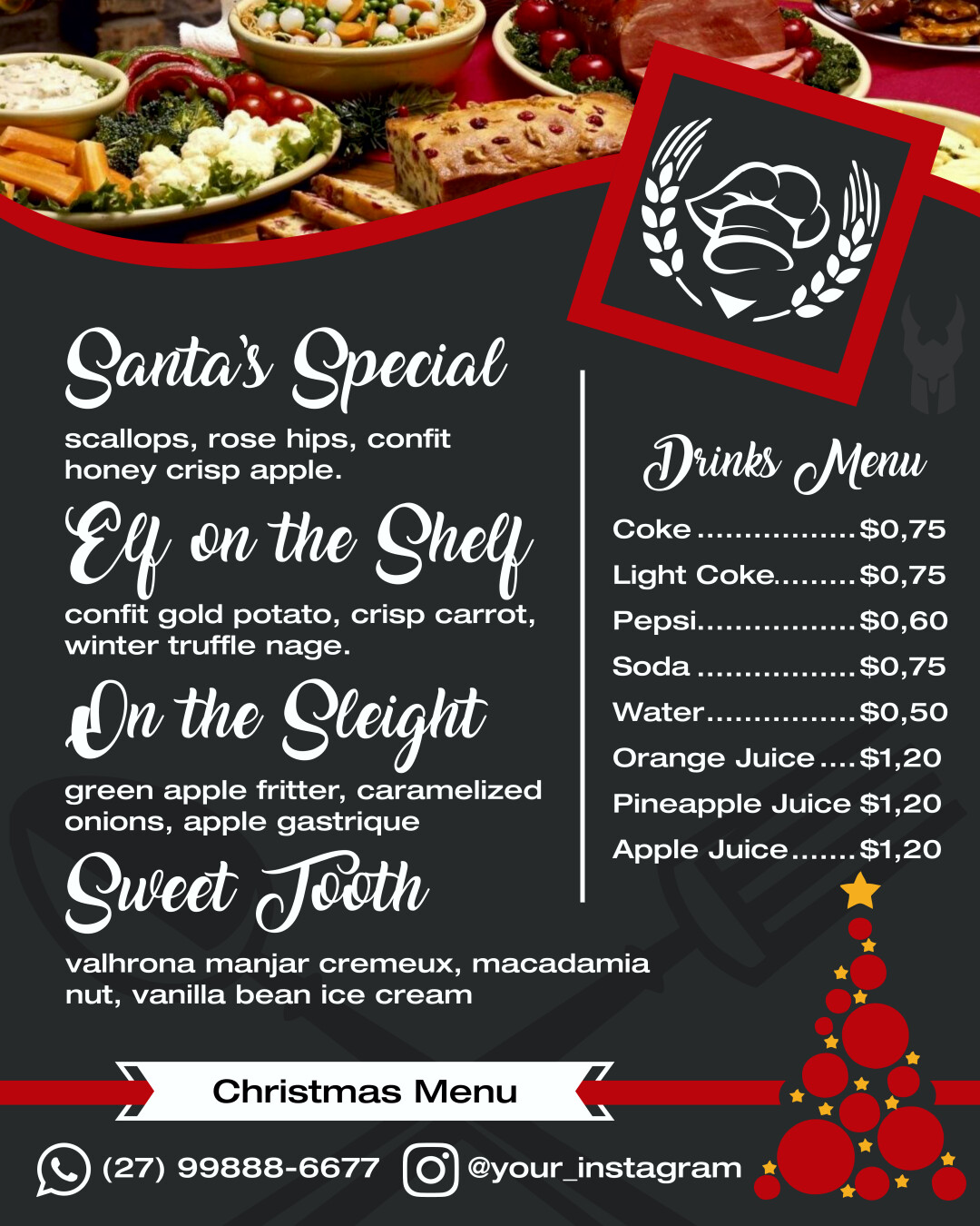 ArtStation Christmas Menu
