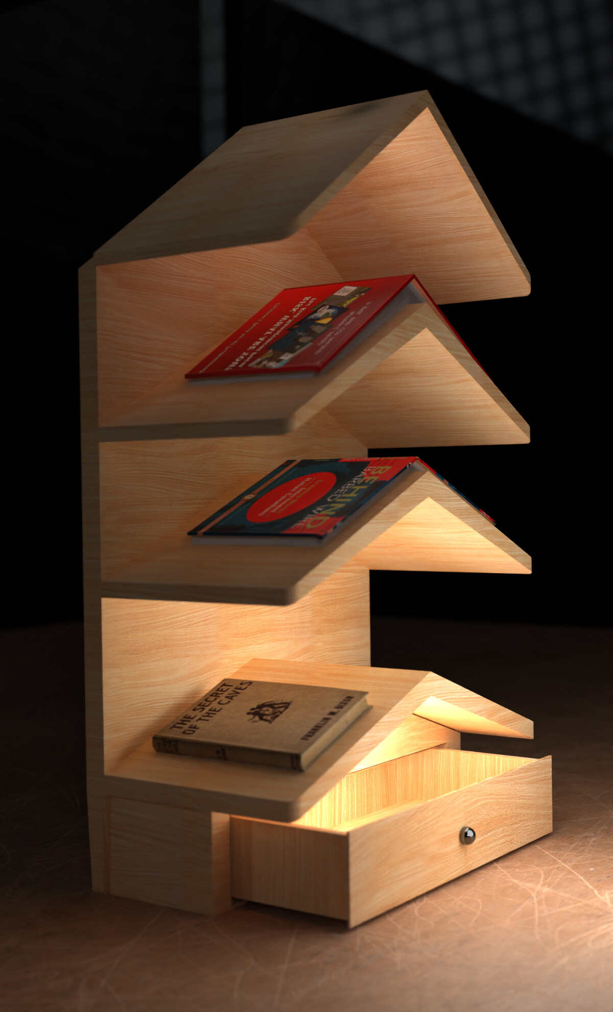 ArtStation Tri Bookshelf
