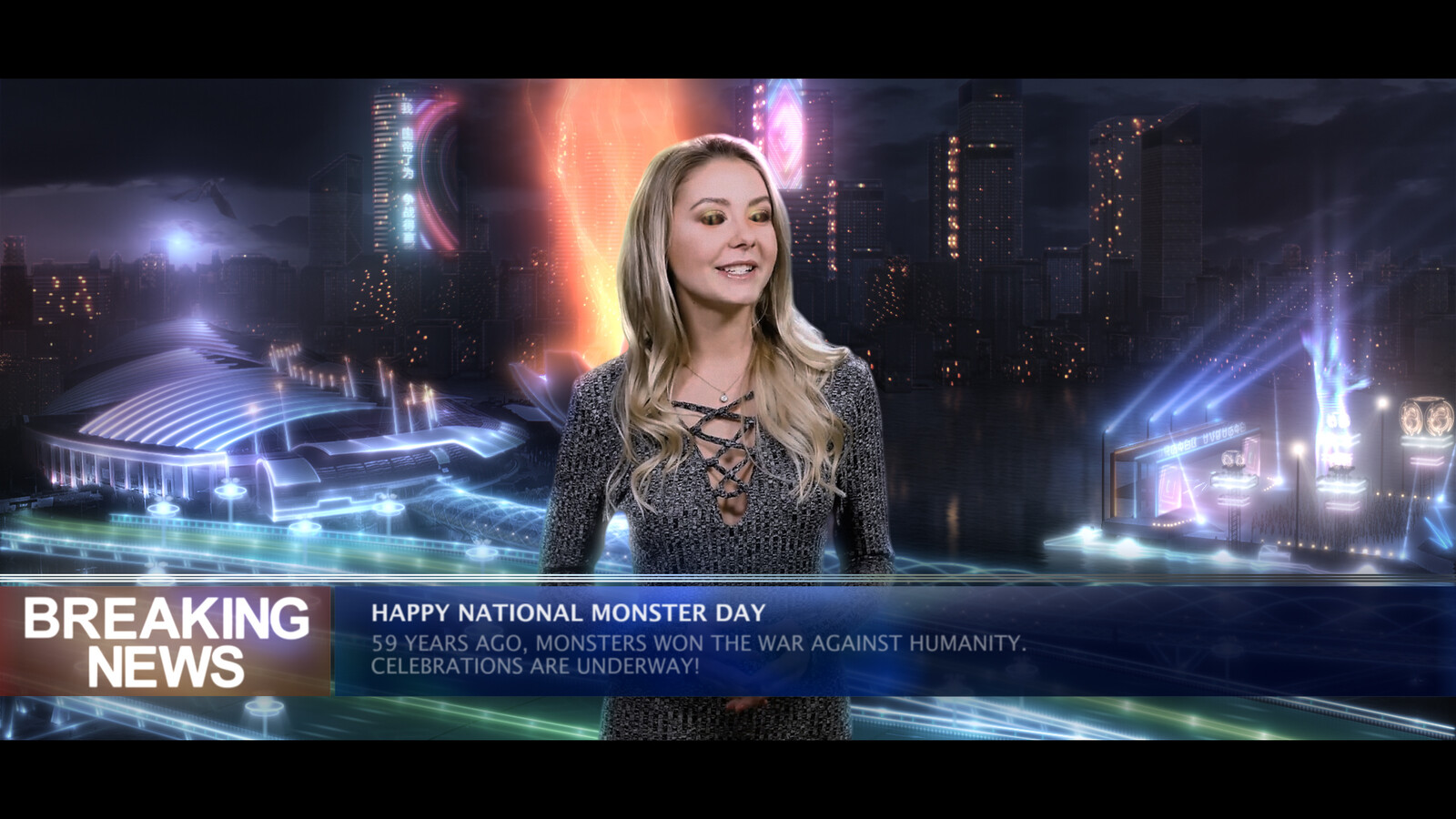Happy National Monster Day - Chicago city 2021