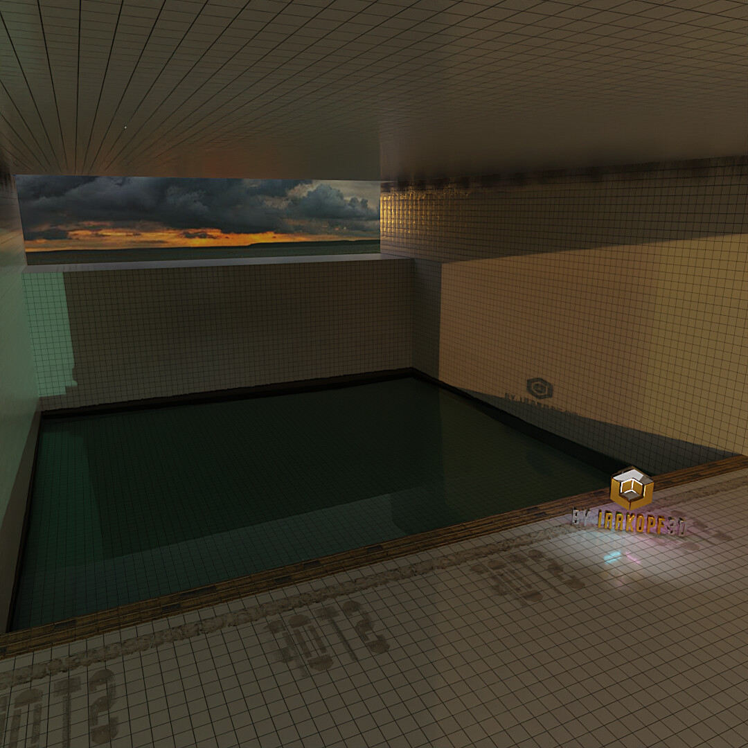 ArtStation - Backroom - Pool level