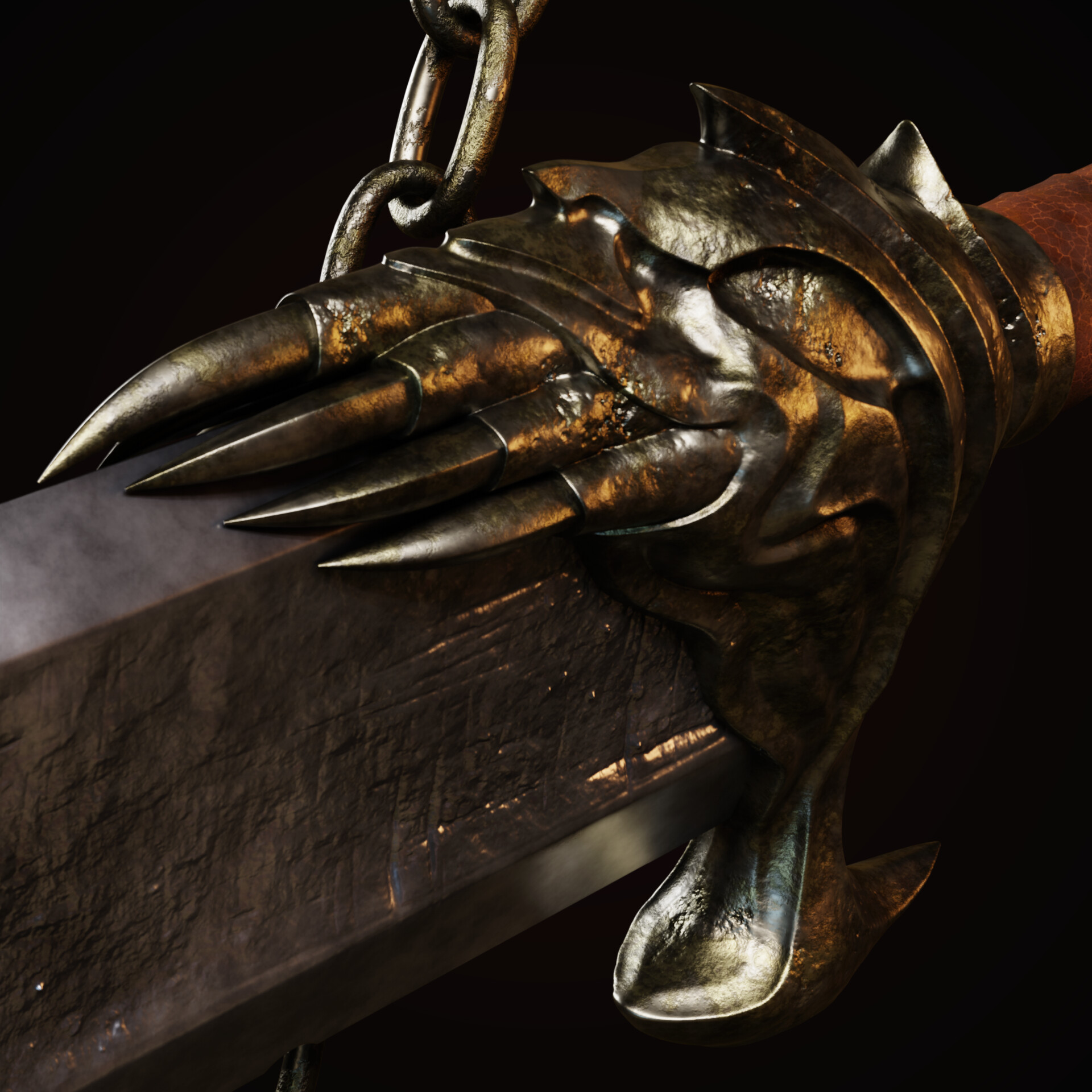 Blades of Chaos God of War 3D model 3D printable