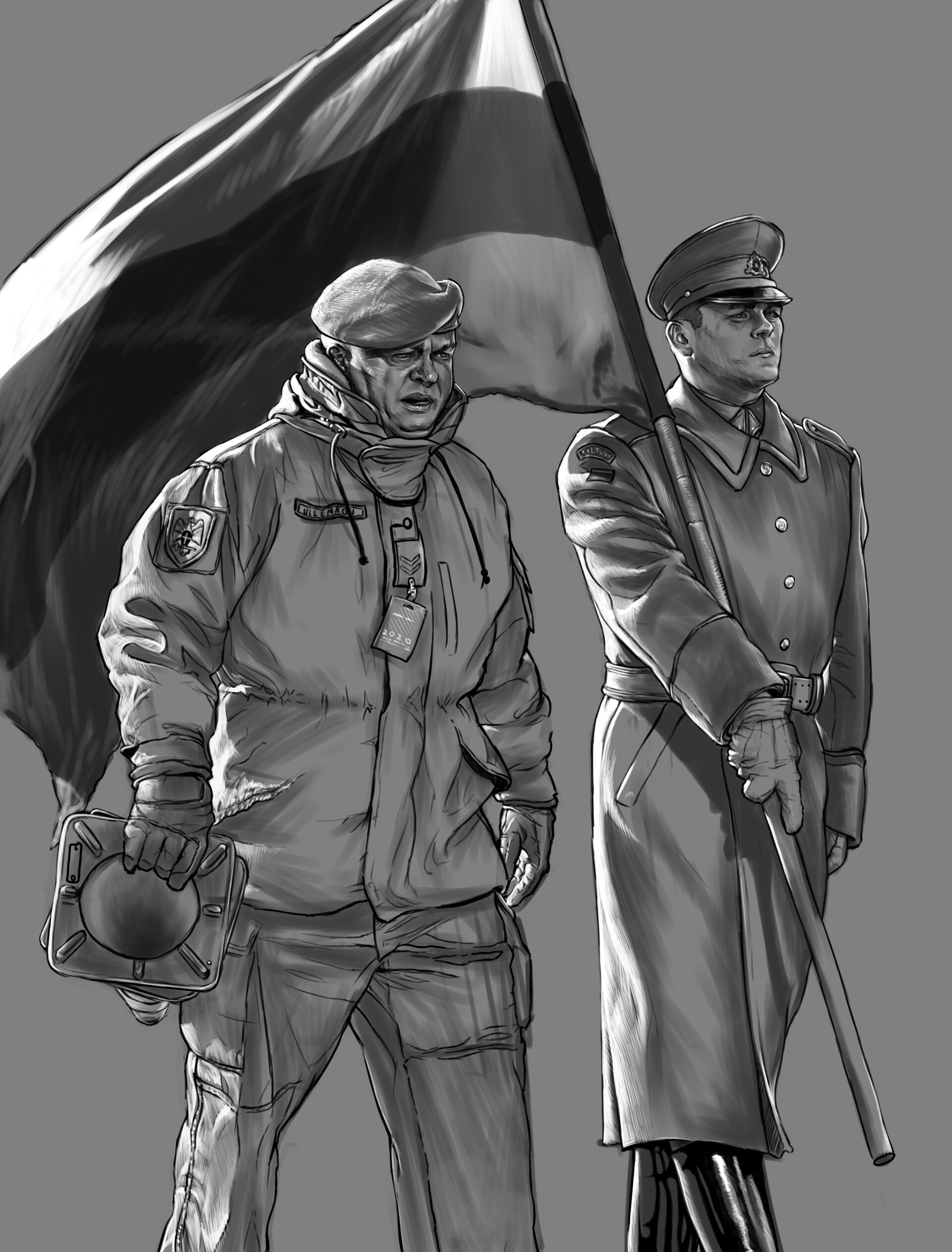 ArtStation Soldier Drawing Practice 2 2020