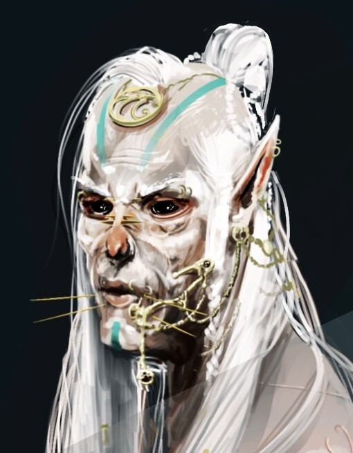 Detail, close up of one of those faces.