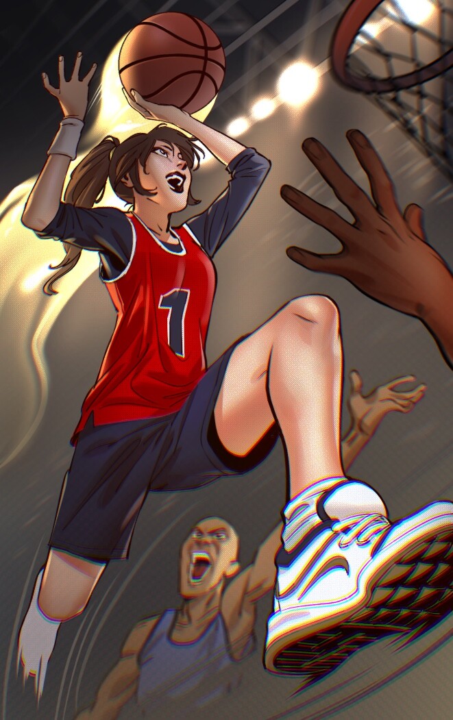ArtStation Basketball Illustration