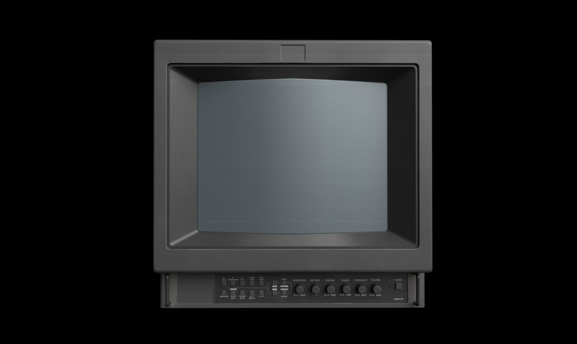 ArtStation Low poly CRT TV