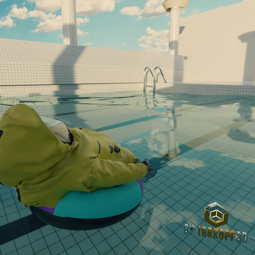 ArtStation - The Poolrooms // Liminal Spaces // Dreamcore irrKOPF3D