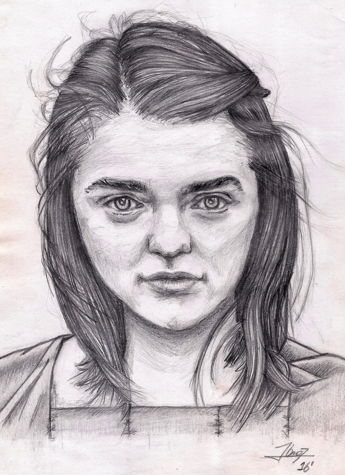 ArtStation - Arya Stark (Fan Art)