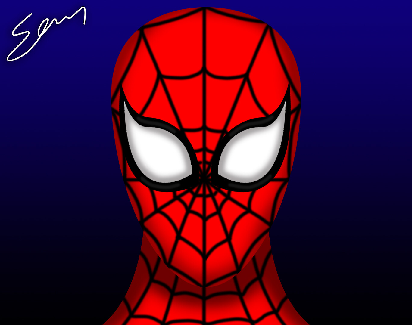 ArtStation - Spider-Man Face