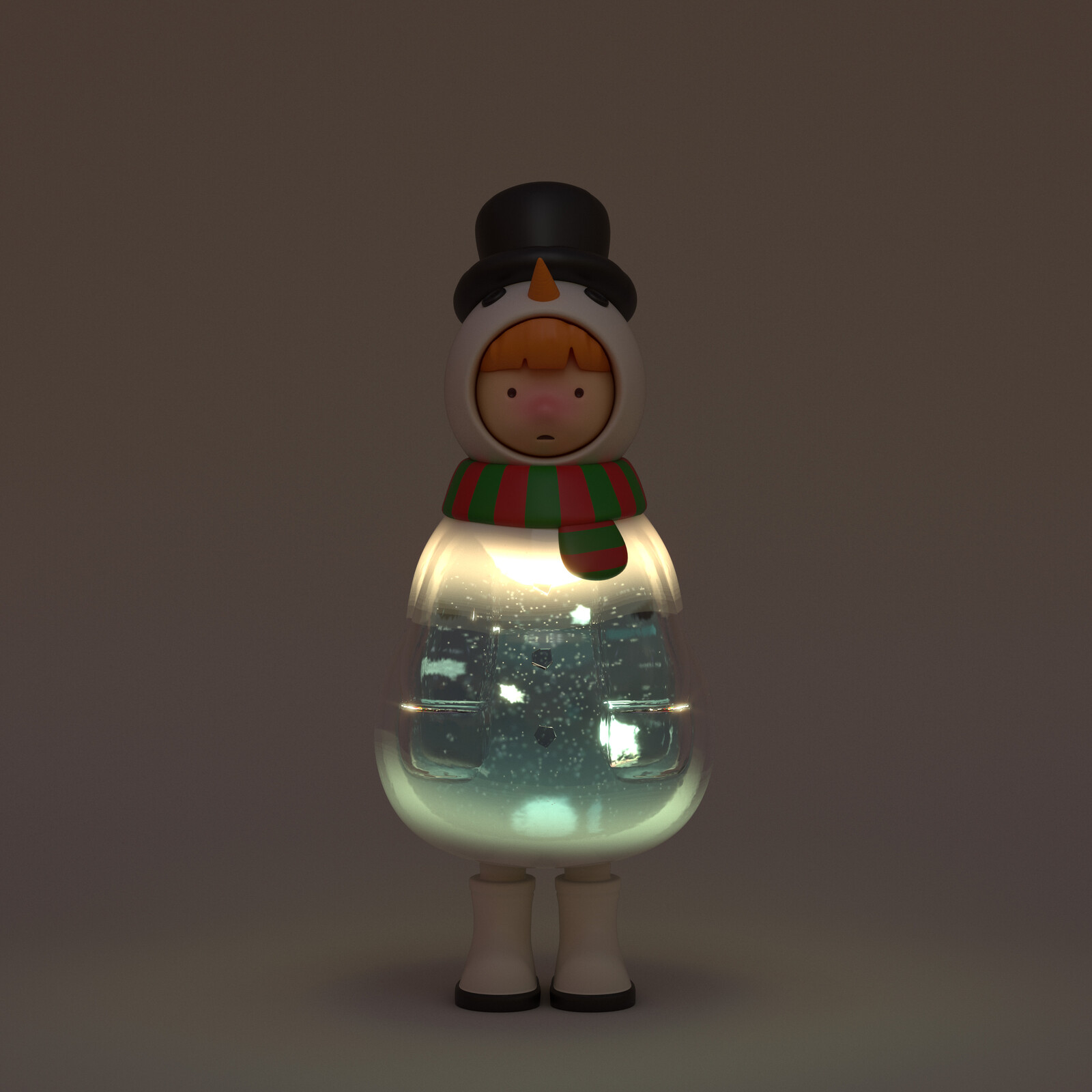 Sosim World Niar - Snowman Light Test Renders