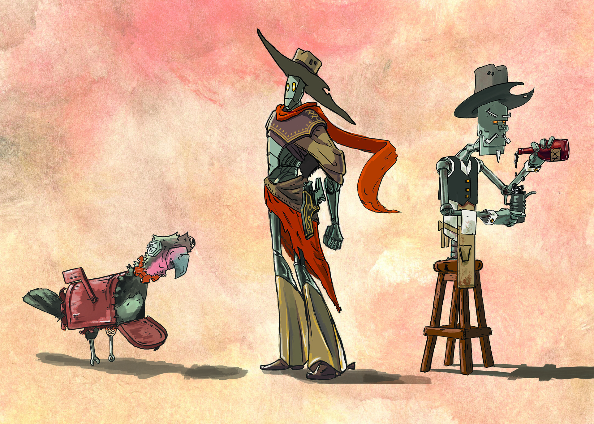 ArtStation The Iron West