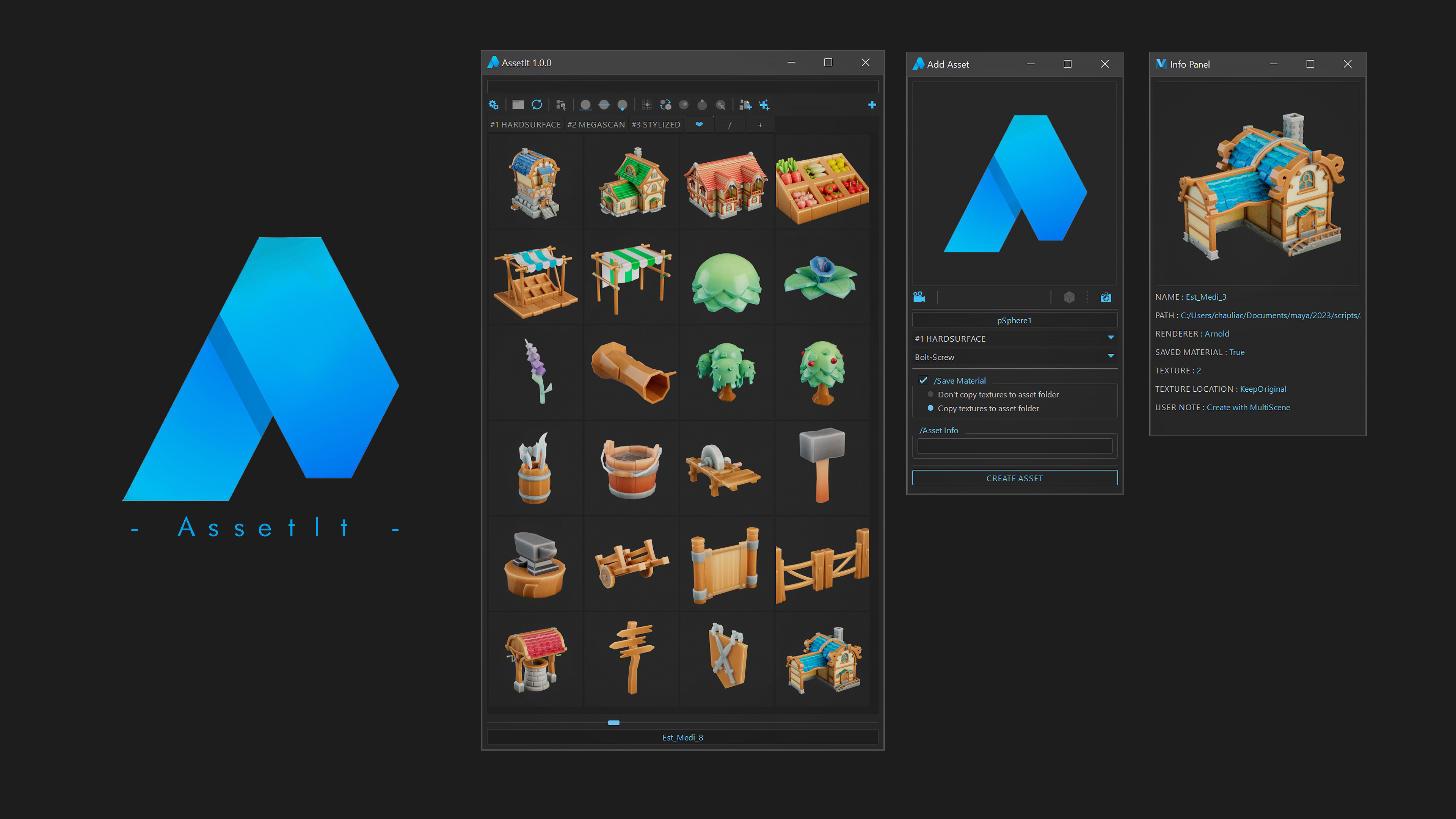 Maya Asset Manager Script