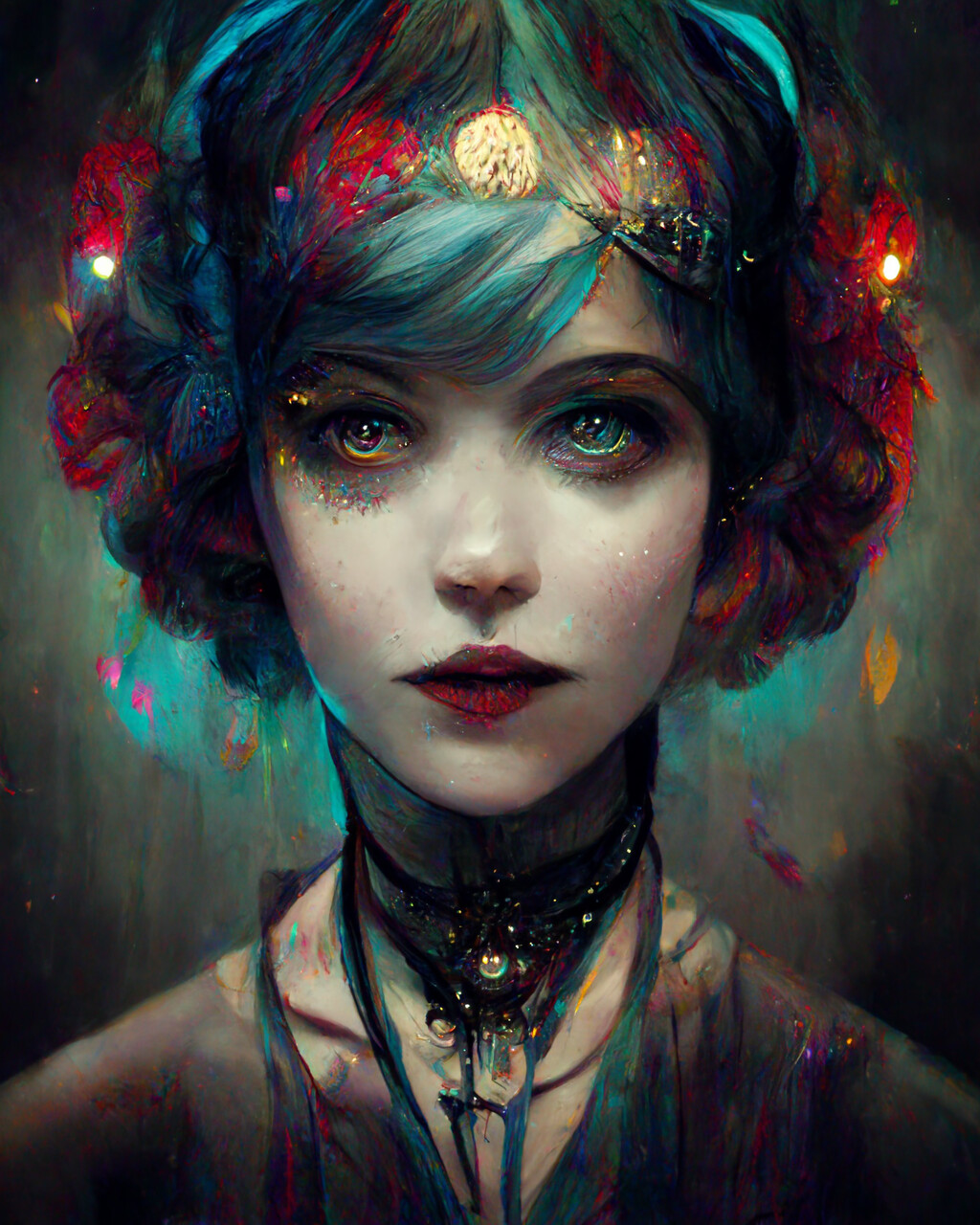 ArtStation Techno Flapper Girl Portraits