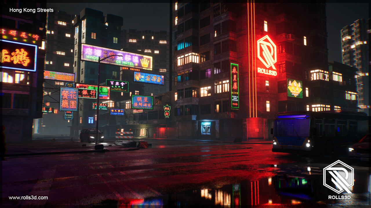 Hong Kong by Rolls3D