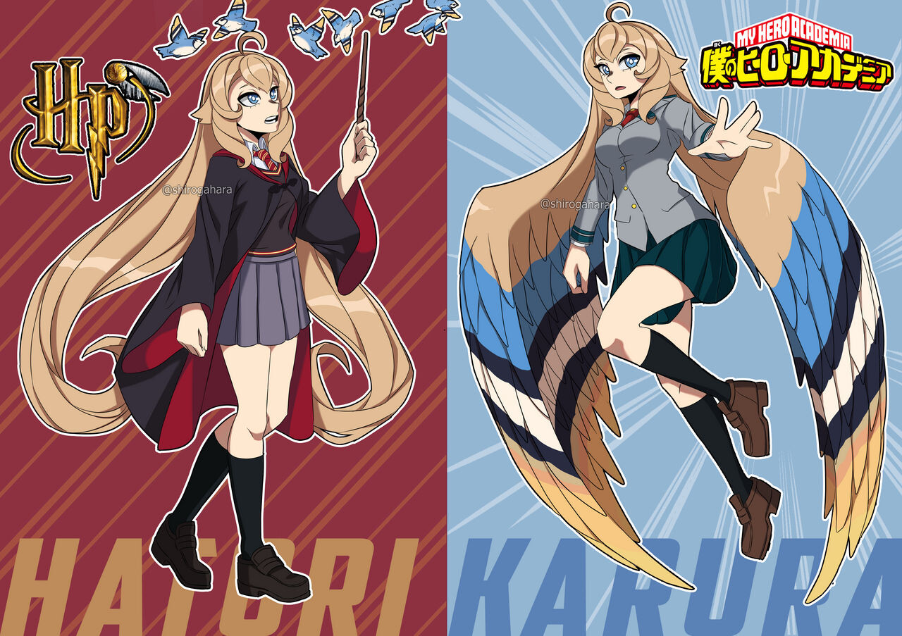 ArtStation Harry Potter x My Hero Academia