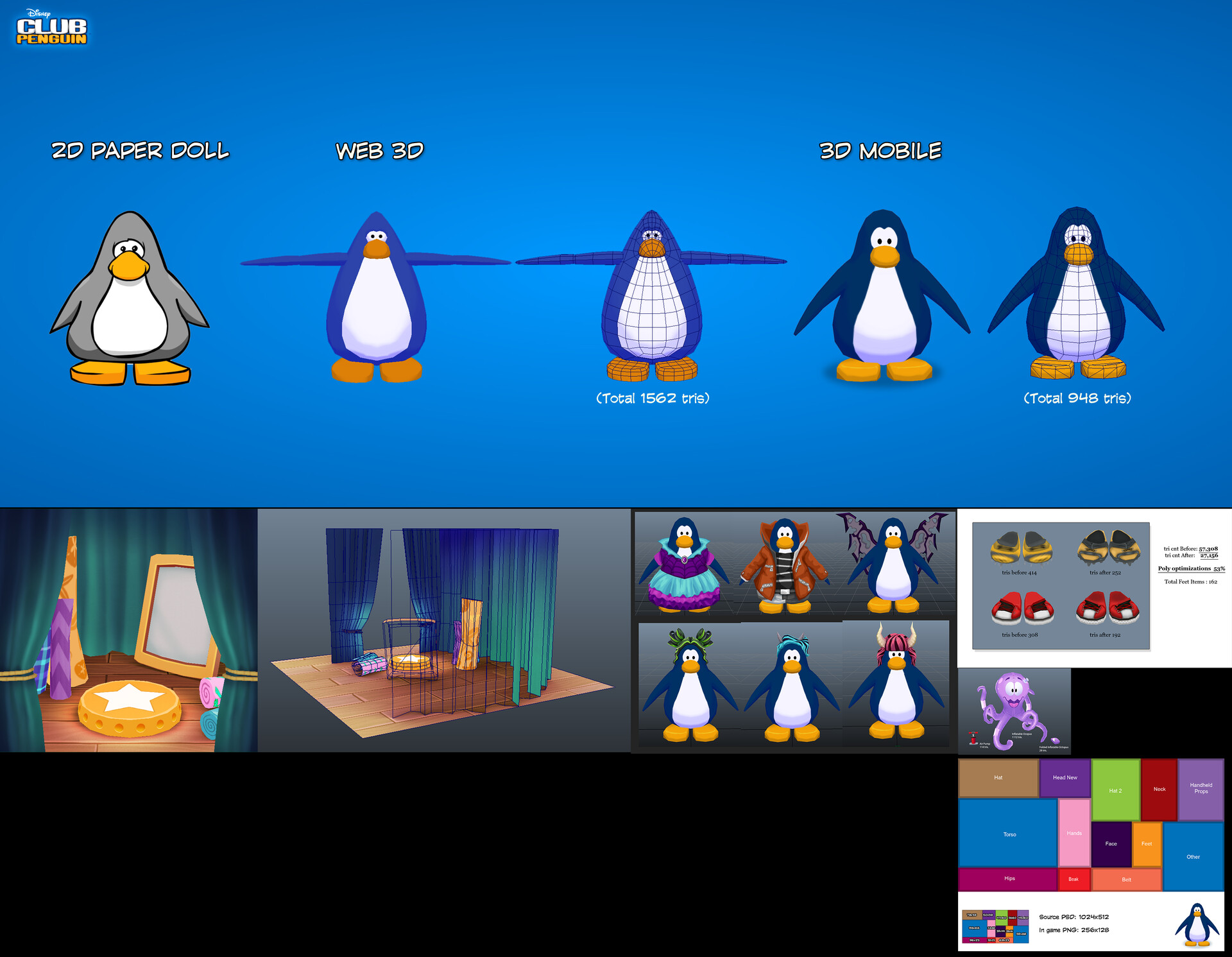 Club Penguin Papercraft Color Pack by Mega8960 on DeviantArt