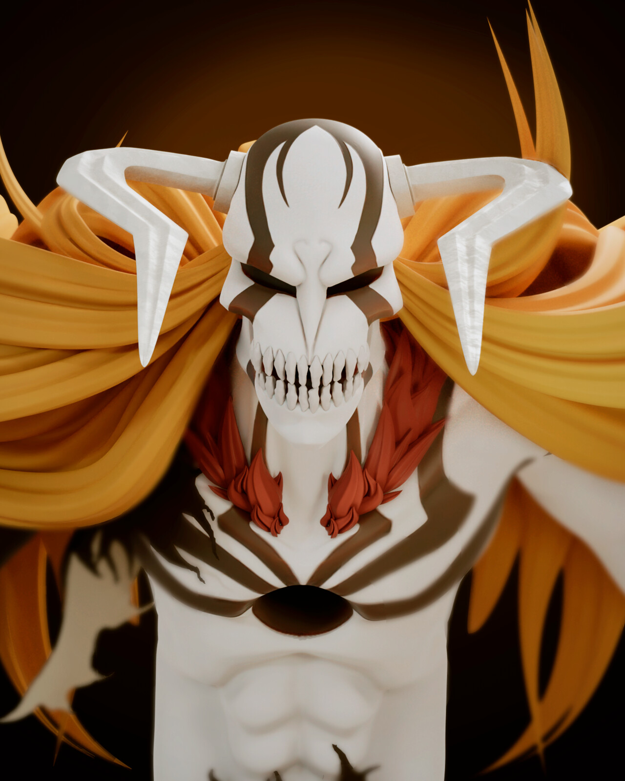  Vasto Lorde Mask from Bleach by Wingeddeath243