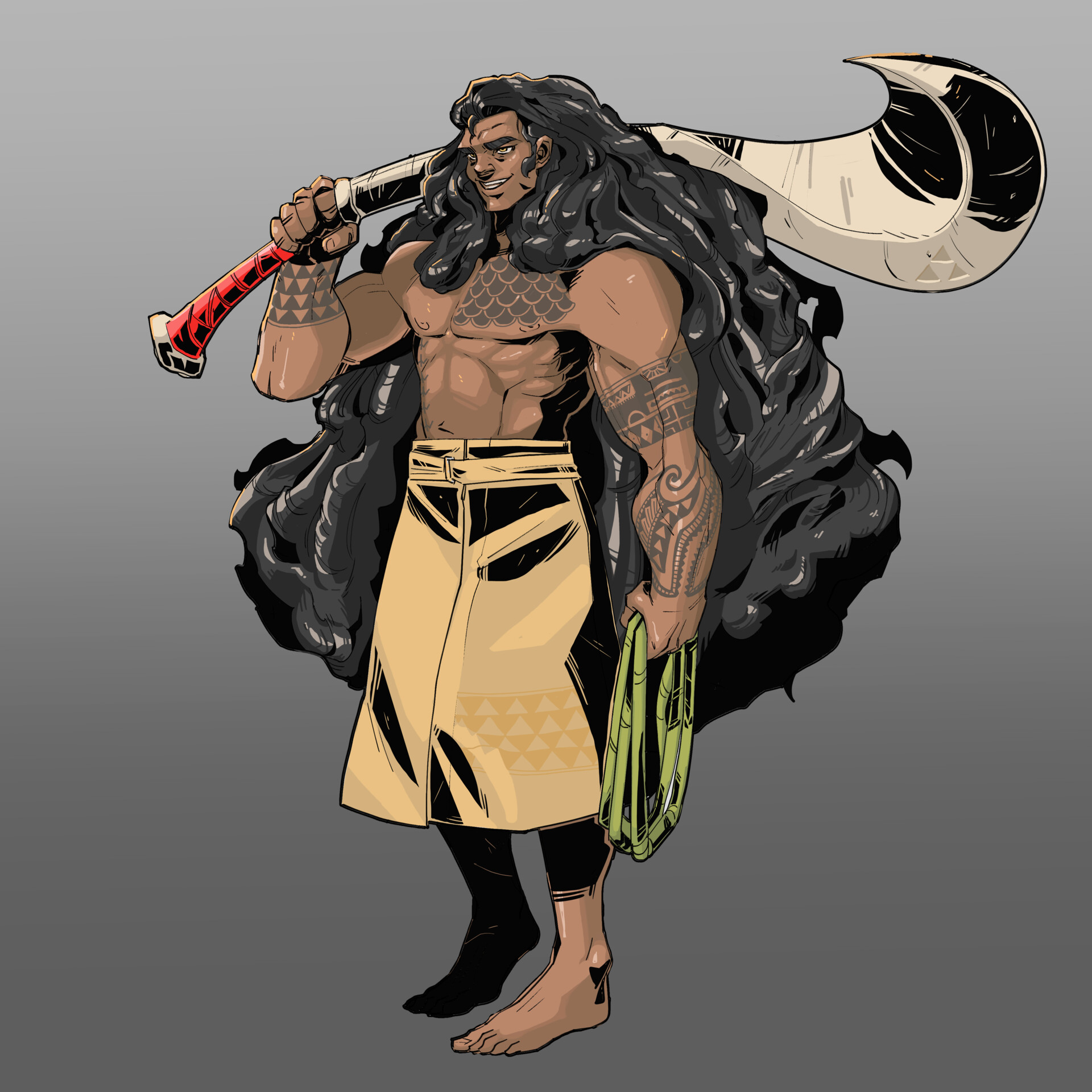 ArtStation Maui Polynesian Trickster God