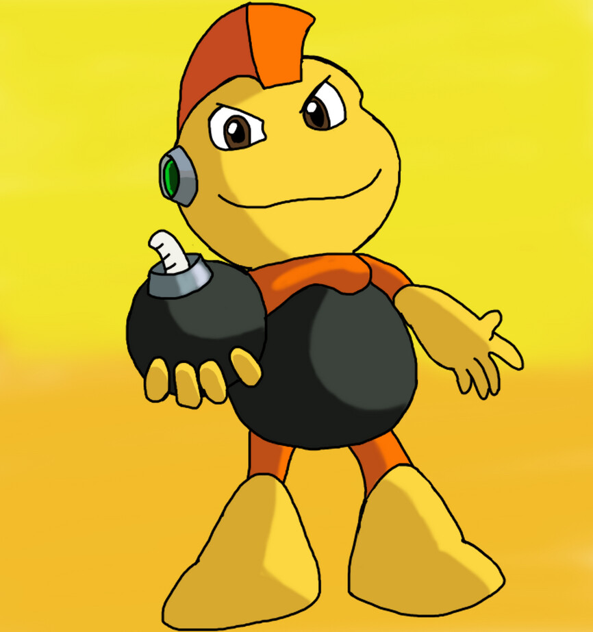 ArtStation Bomb Man Powered Up