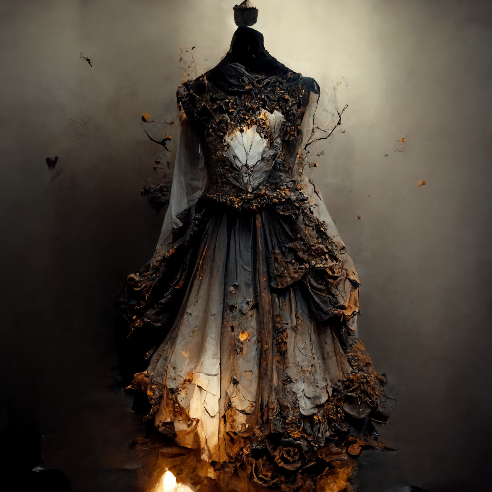 Torn Wedding Dress