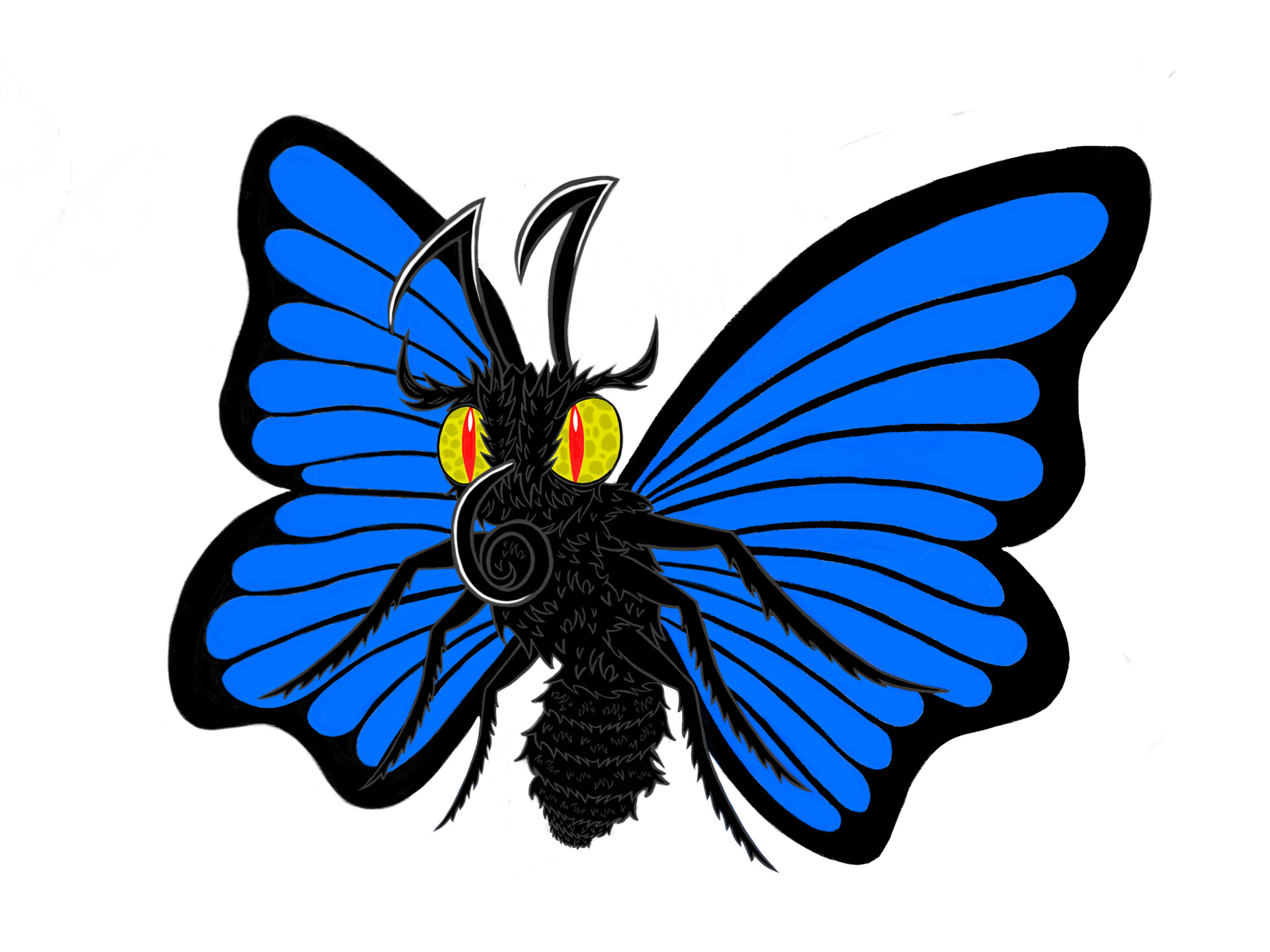 ArtStation Scary Butterfly Design