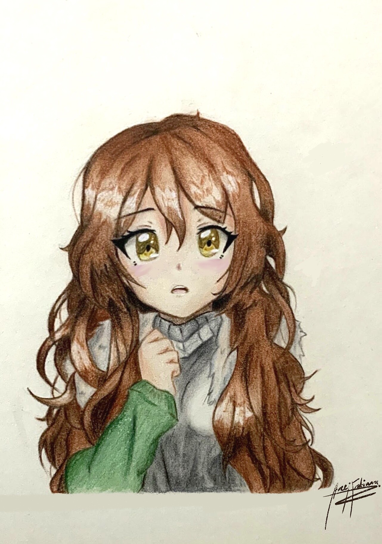 Sad Anime Girl Crying Best Drawing  Drawing Skill