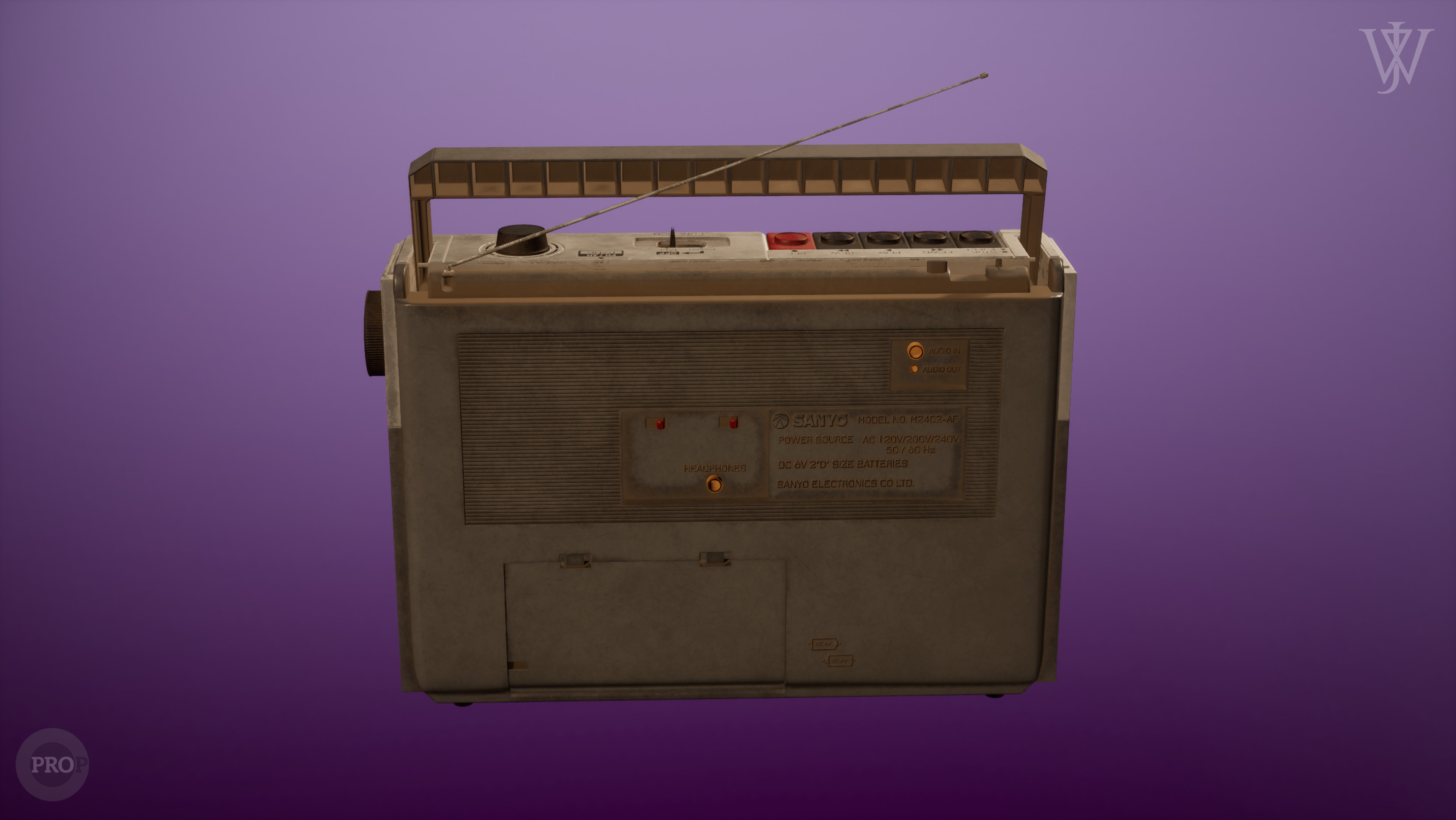 Joel Wynd - SANYO RADIO CASSETTE RECODER M2402-4F Joel Wynd - SANYO RADIO CASSETTE RECODER M2402-4F