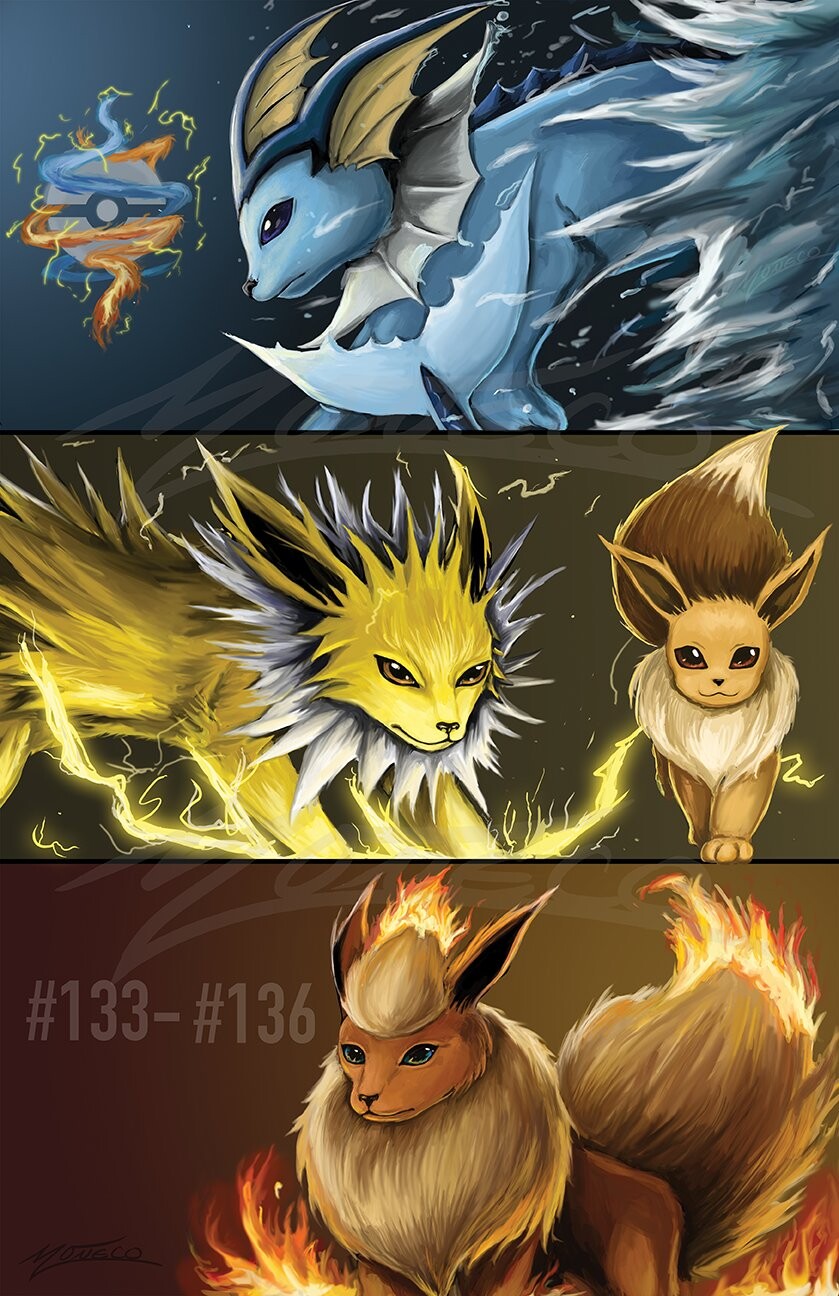 ArtStation - Eeveelutions