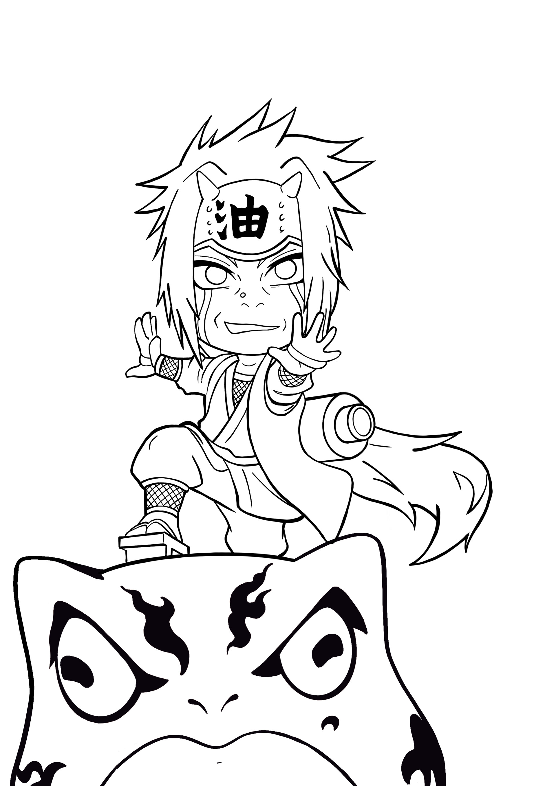 artstation chibi jiraiya