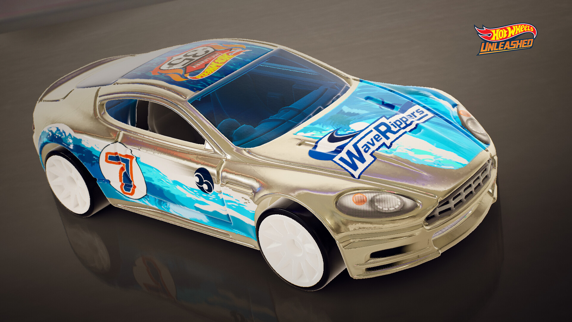 GARNARBLES HW - Wave Rippers Golden Arrow Aston Martin DBS