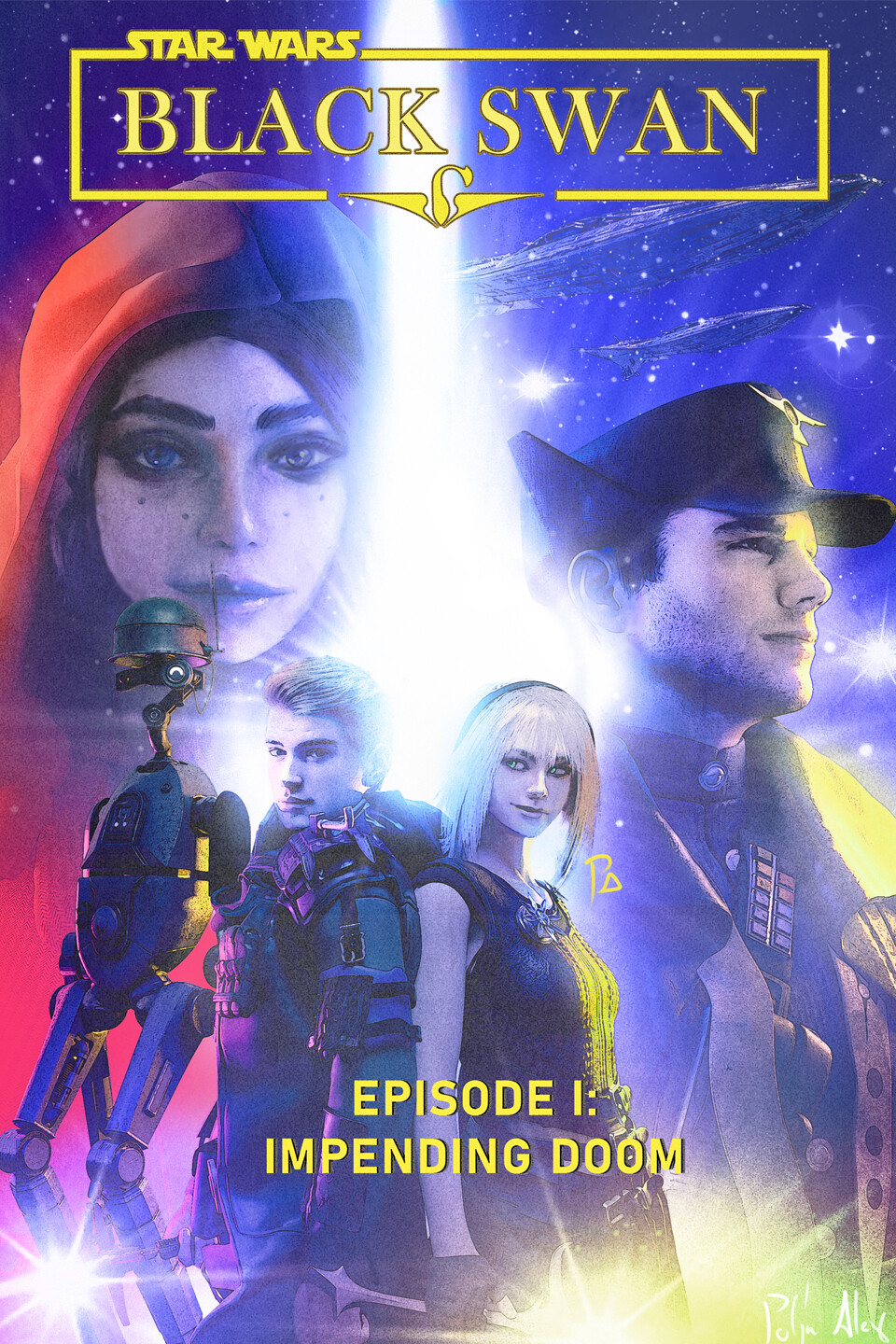 ArtStation Black Swan Star Wars Fan Comic Issue 1 artstation-black-swan-star-wars-fan-comic-issue-1