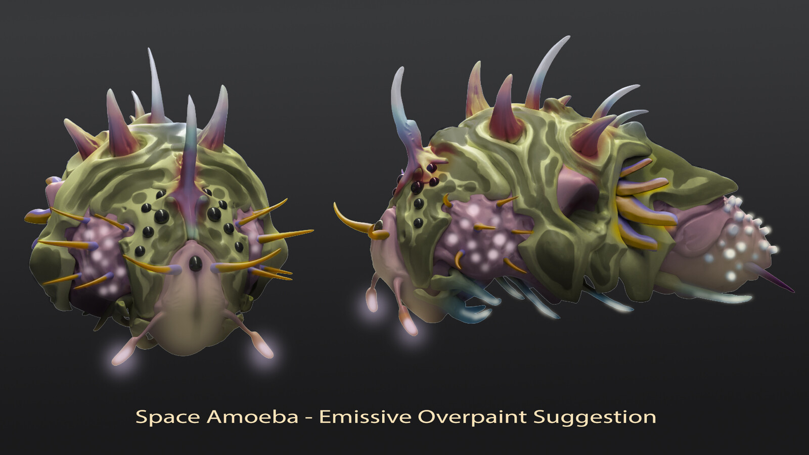 Space Amoeba Adult - color suggestion