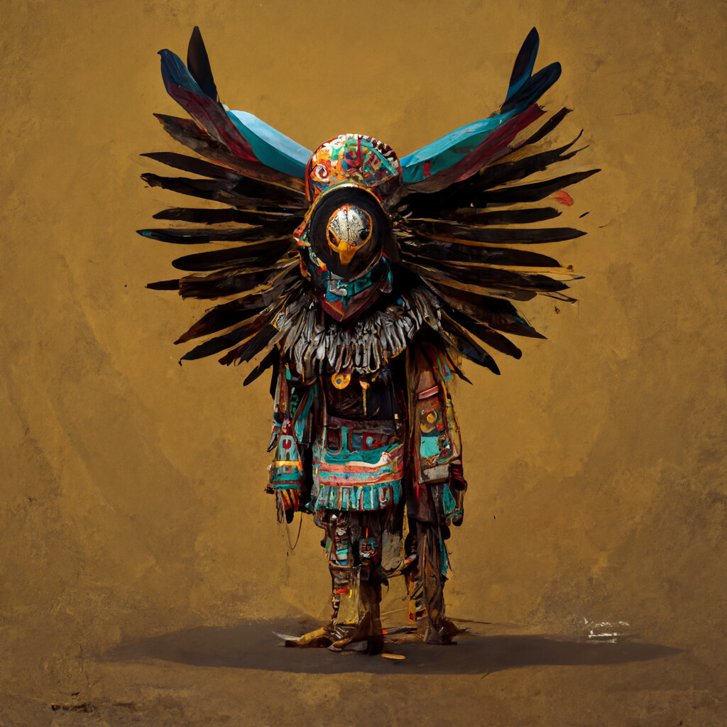 Artstation Aztec Eagle Warrior Costume Concept