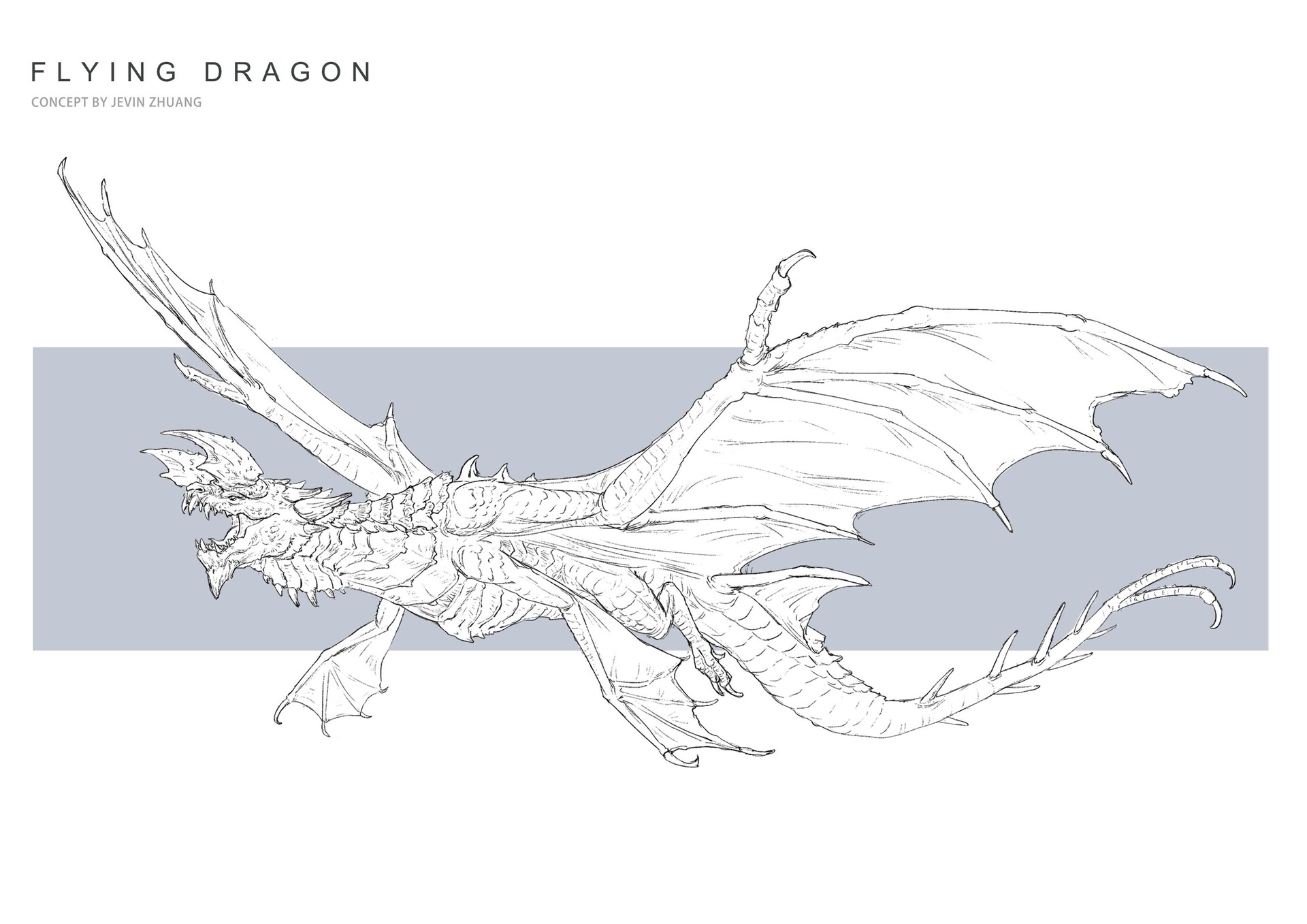 Dragon Drawing Ideas » How to draw a Dragon