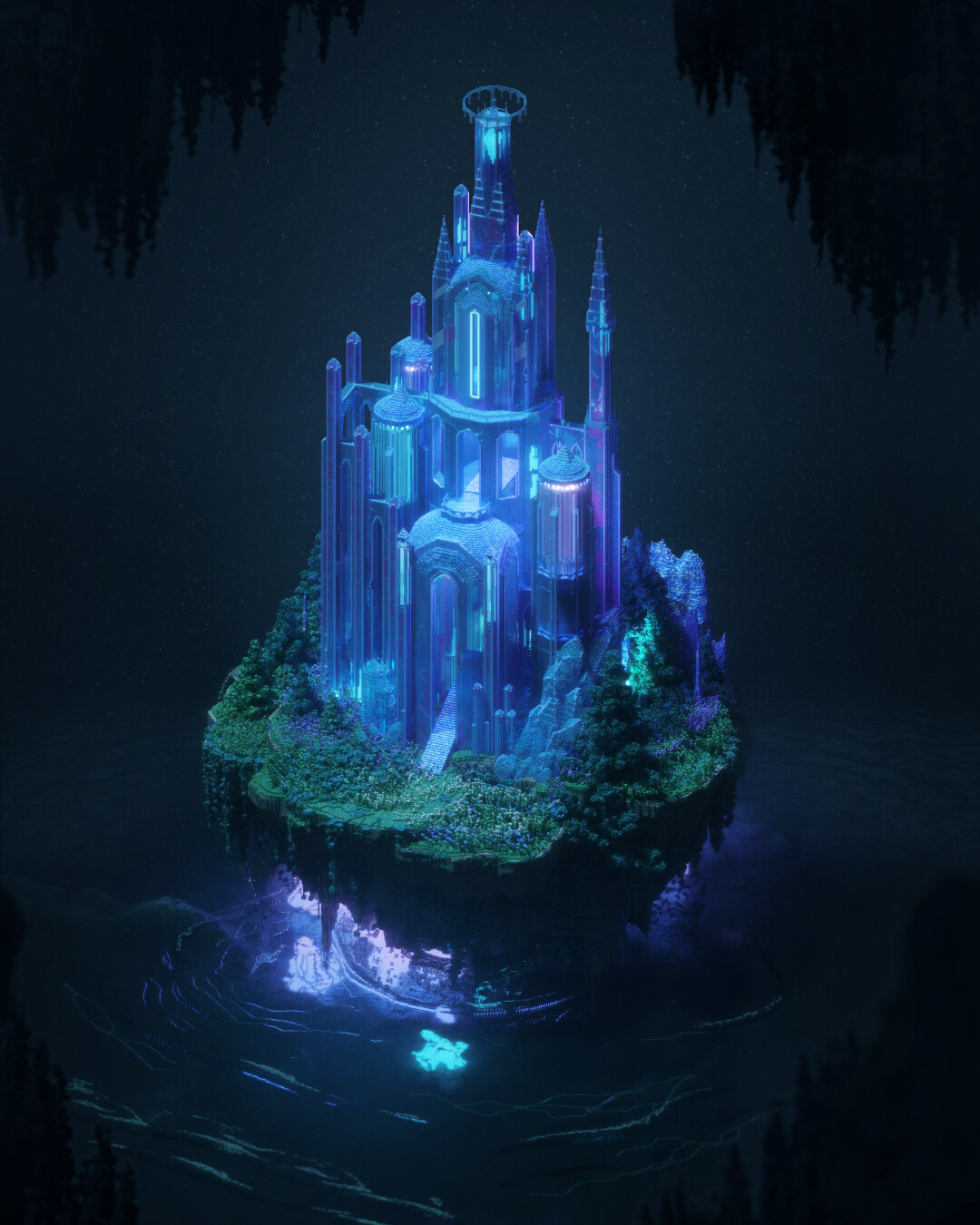 ArtStation Crystal castle