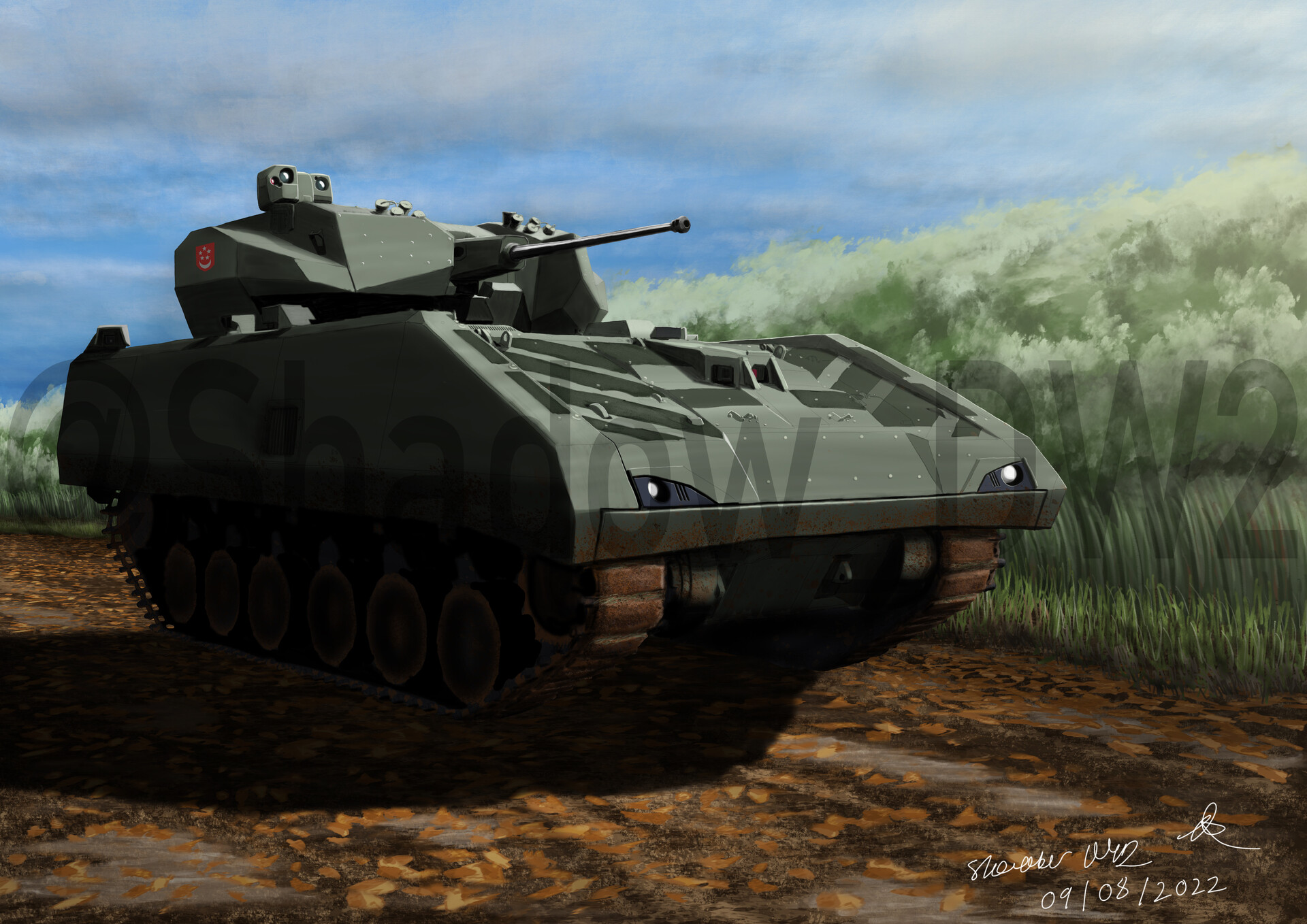 ArtStation Hunter Armoured Fighting Vehicle