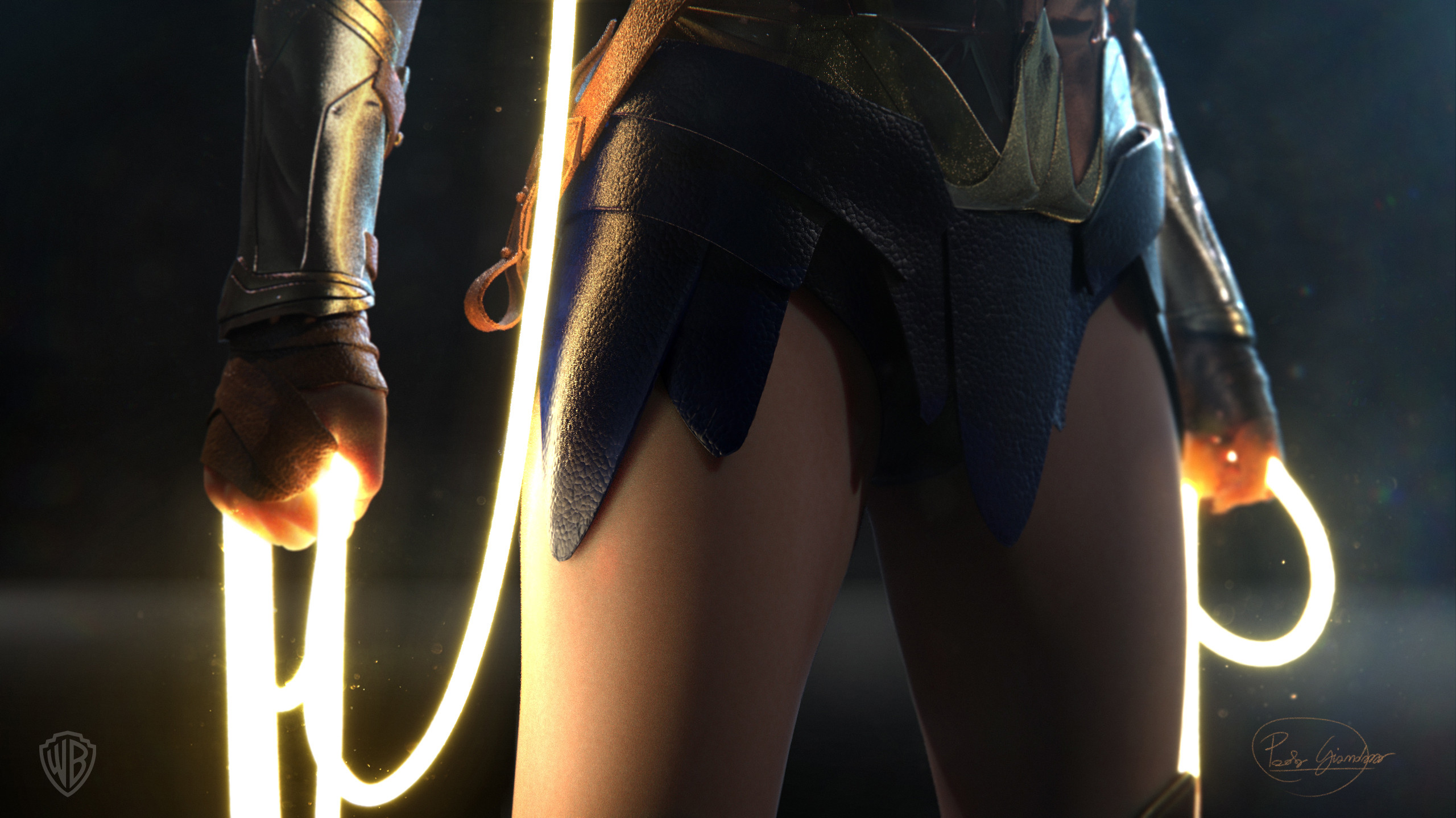 Diana and her lasso. 