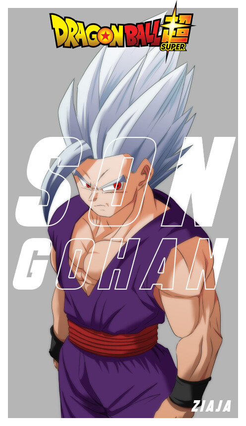 ArtStation - SON GOHAN - Dragon Ball Super [Super Hero]