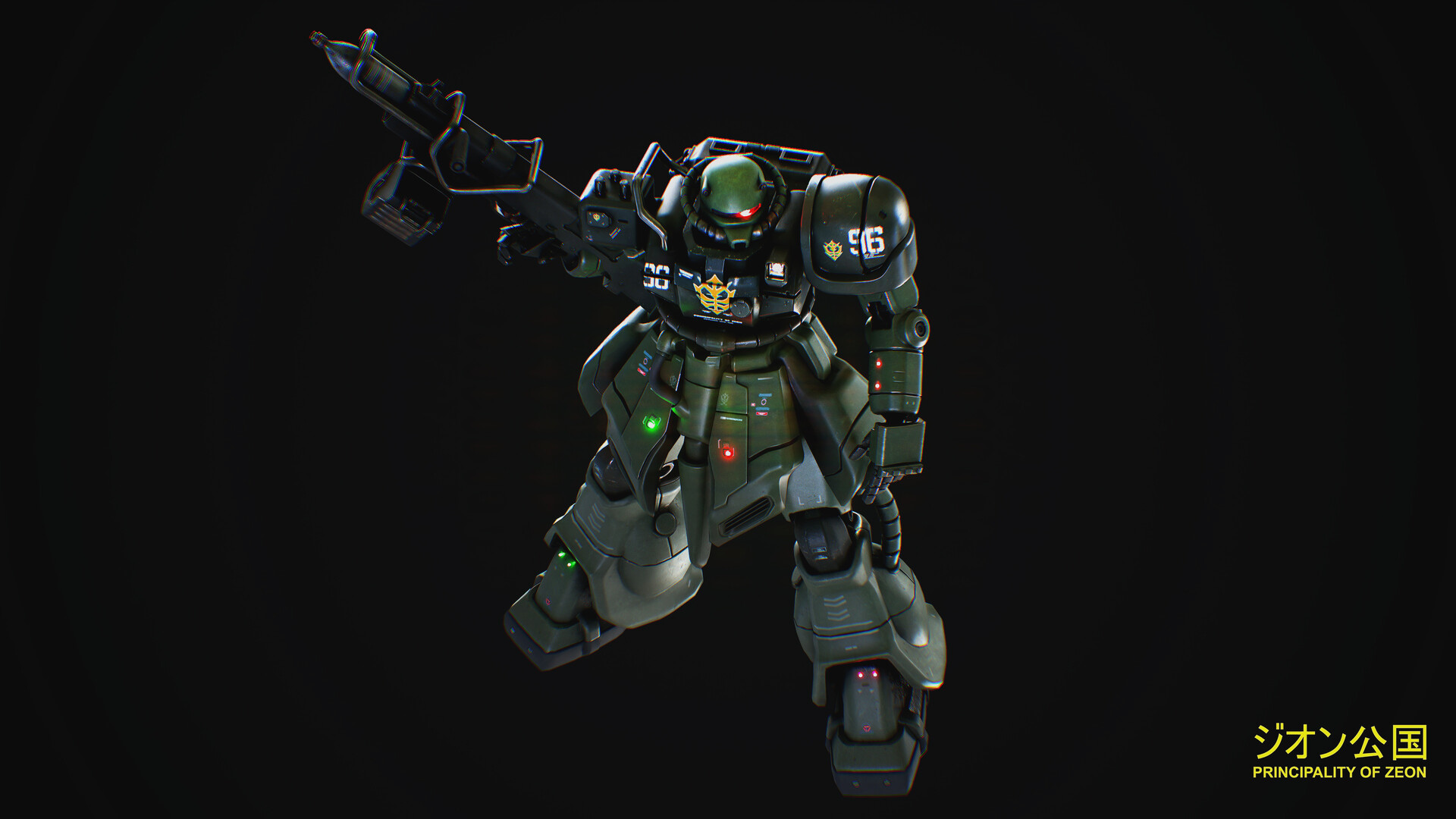 Artstation Zaku Ver Krad