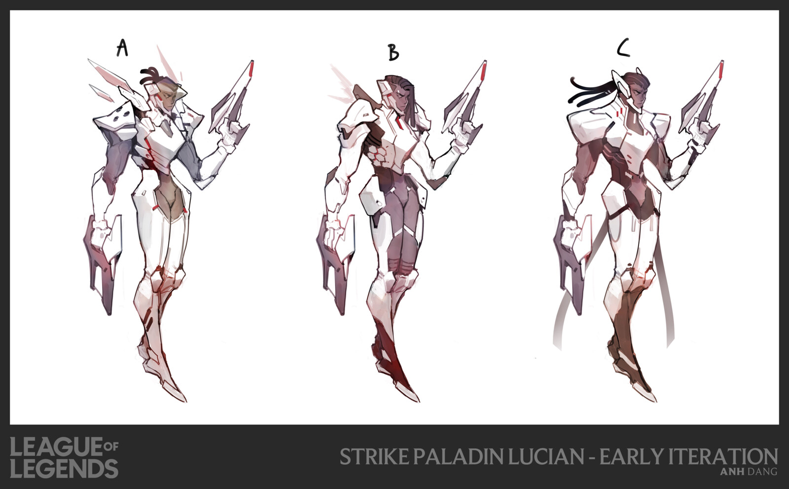 Early exploration sketches