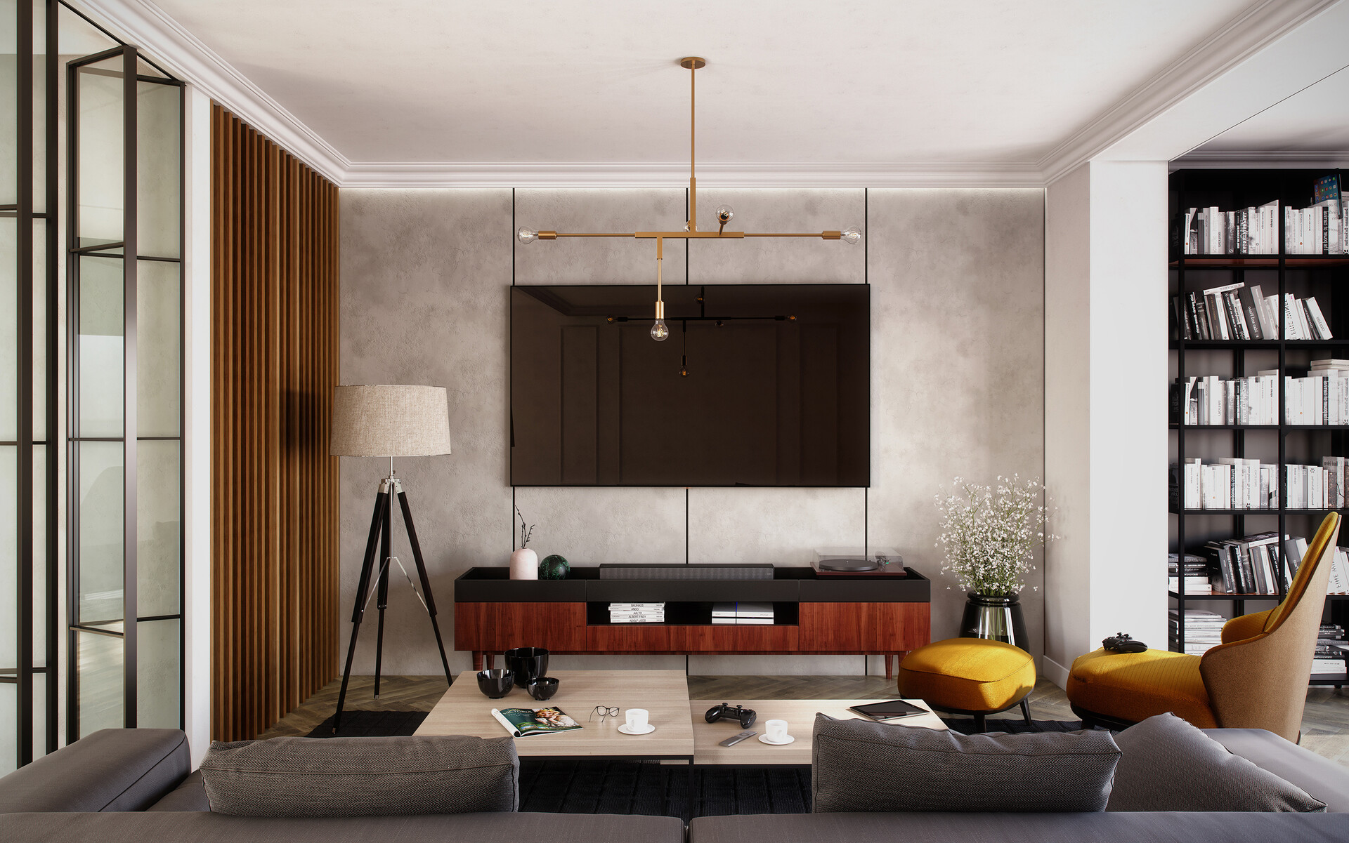ArtStation - Living room - private apartment