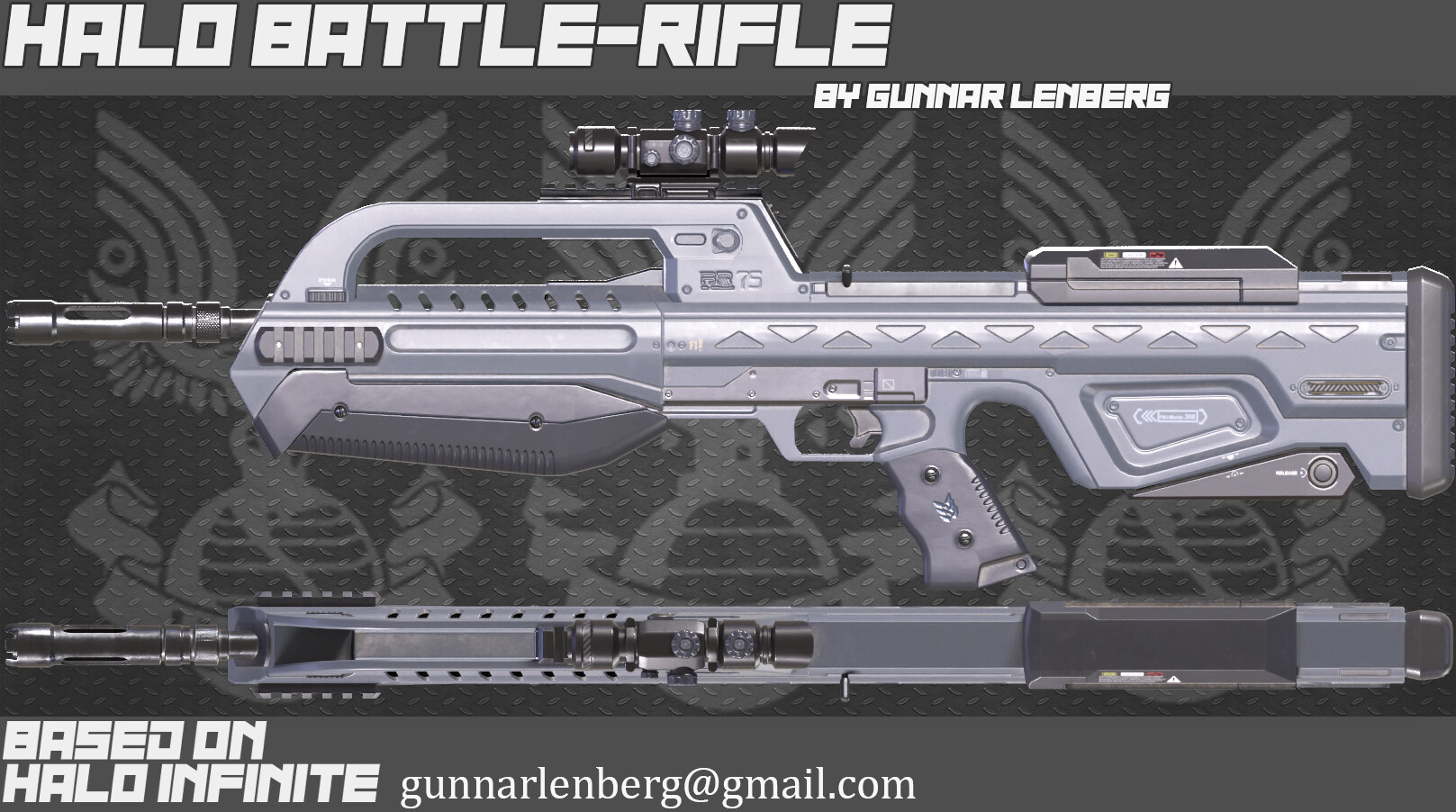 BR75 battle rifle - Weapon - Halopedia, the Halo wiki