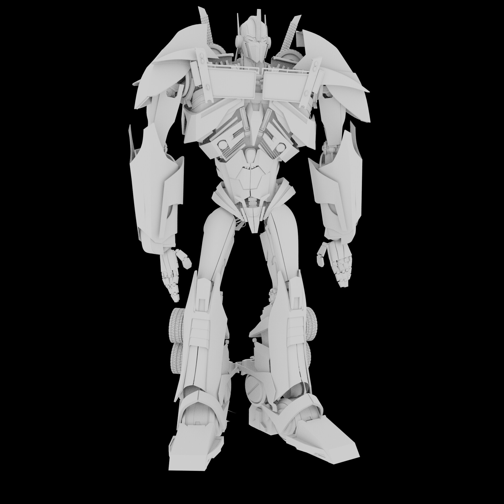 ArtStation - Transformers Prime: Optimus prime 3D Blender model