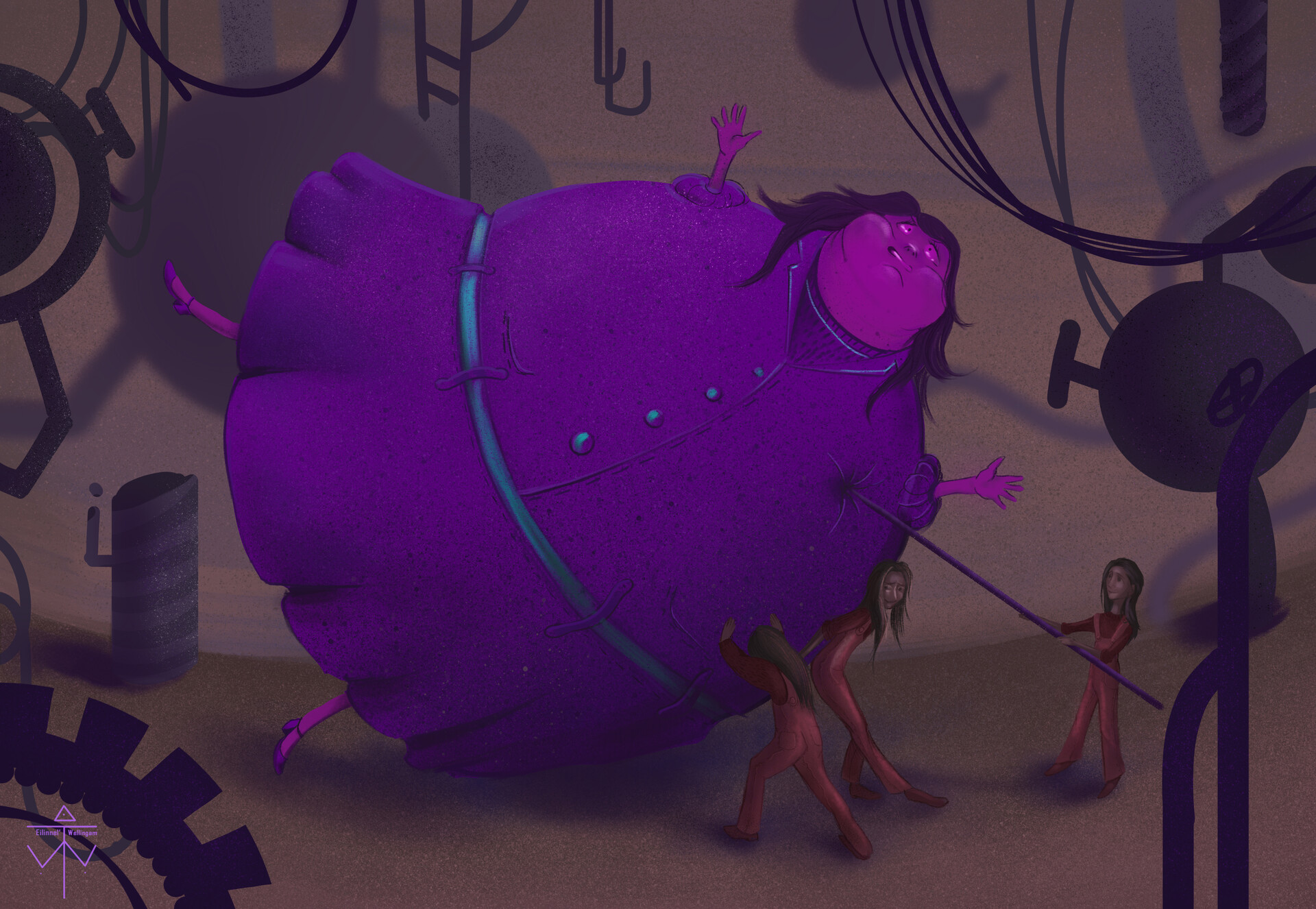 Charlie And The Chocolate Factory Violet Inflation
