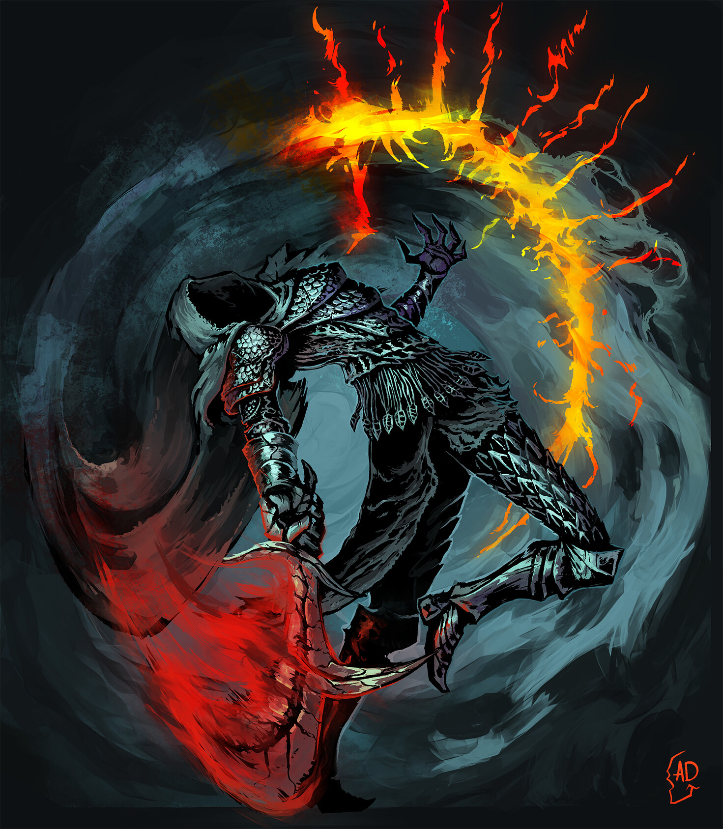 ArtStation - Vyke from Elden Ring
