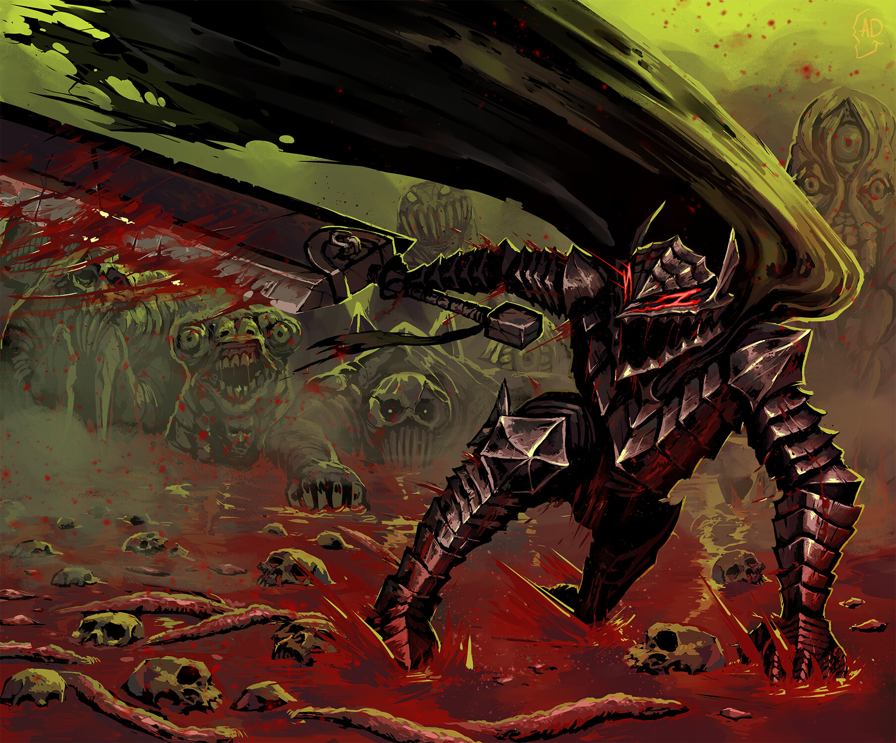 ArtStation - Dragon Slayer (Berserk)