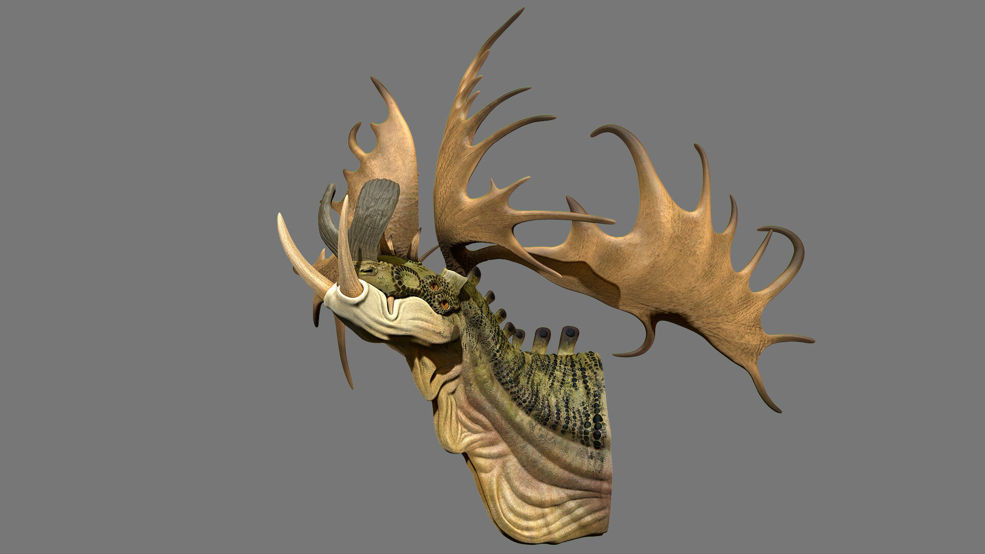 Ethan Lee - The Six-Horned Titan|Cervititan hexacornis